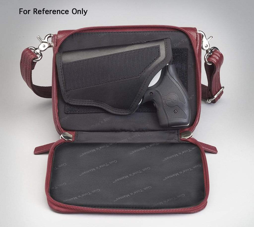 Gun Tote'n Mamas Concealed Carry Purse Tooled Concealed Carry Tooled Cowhide Organizer Crossbody Bag