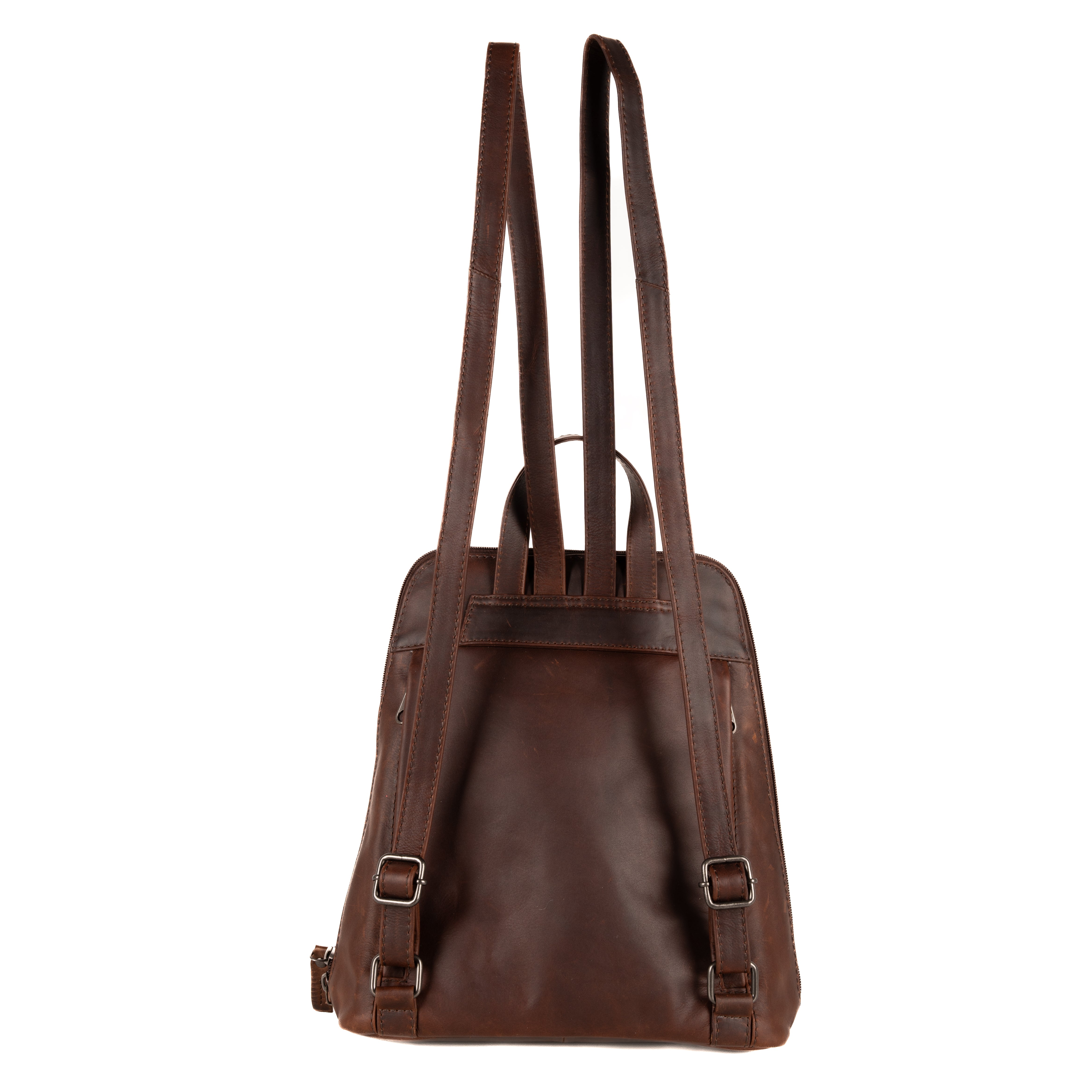 Concealed Carry Jayden Leather Backpack - No Locking Zippers