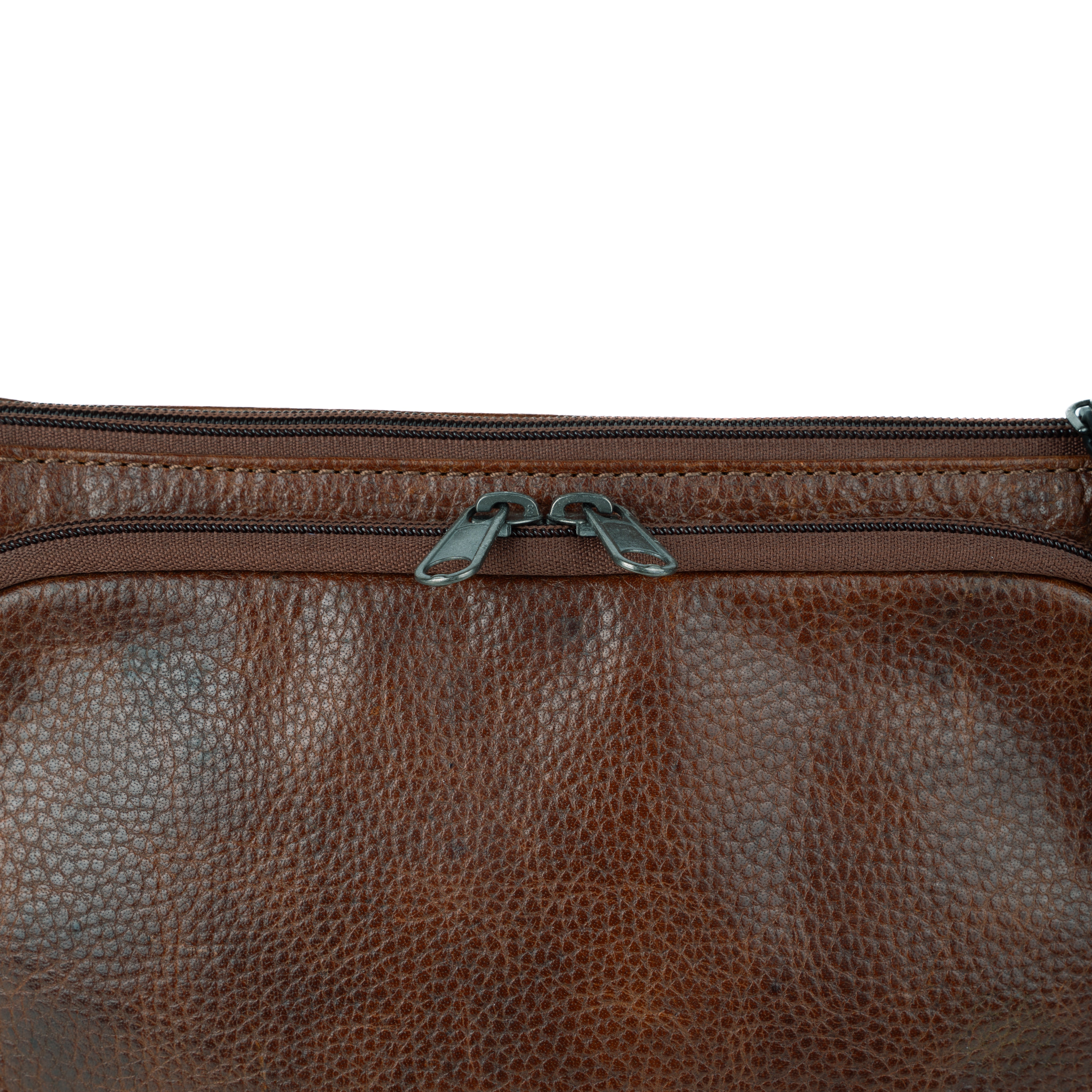 #92 - Concealed Carry Leah Buffalo Leather Crossbody w/Wallet by Lady Conceal (No Locking Zippers)