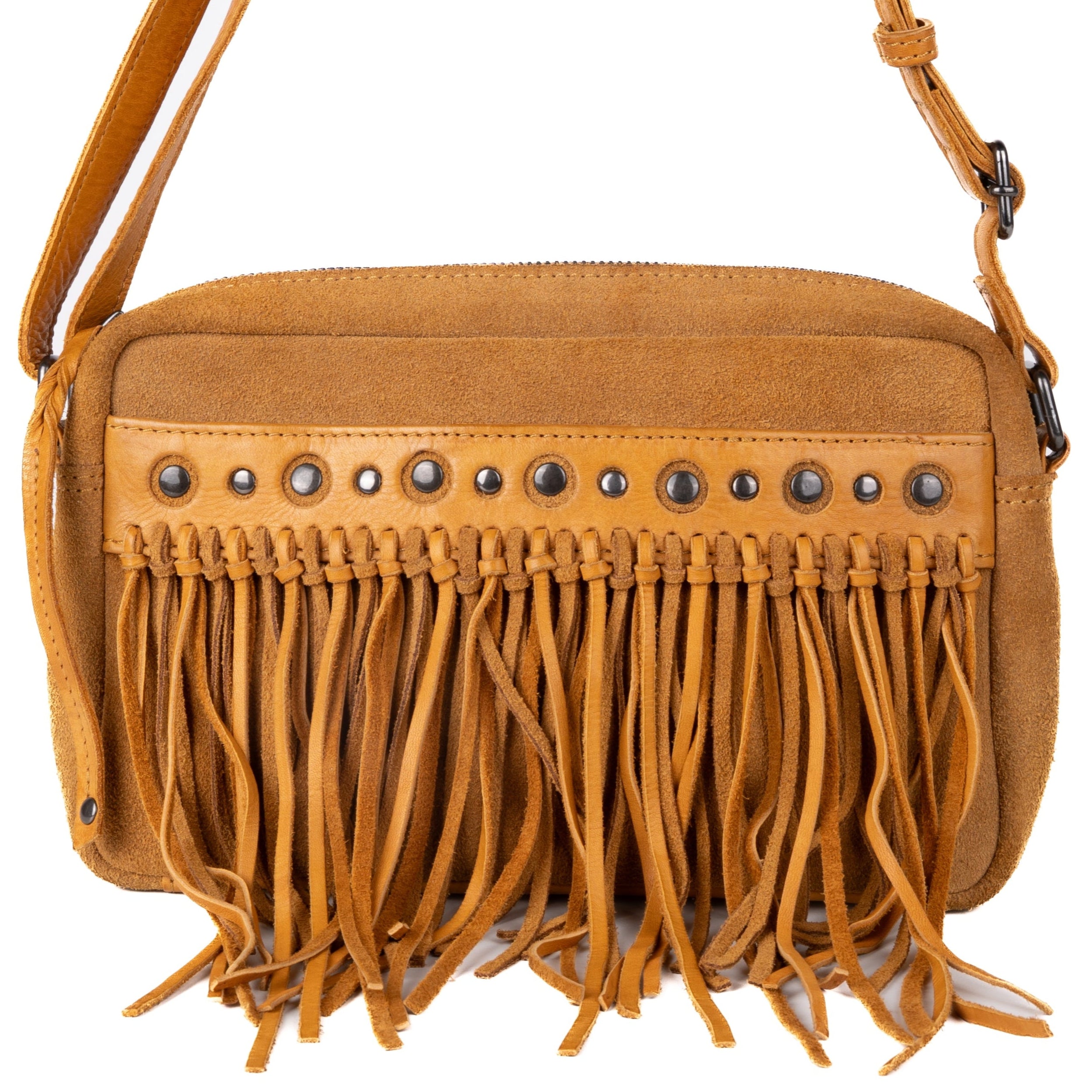 #91 - Concealed Carry Maggie Fringe Crossbody by Lady Conceal (No Locking Zippers)
