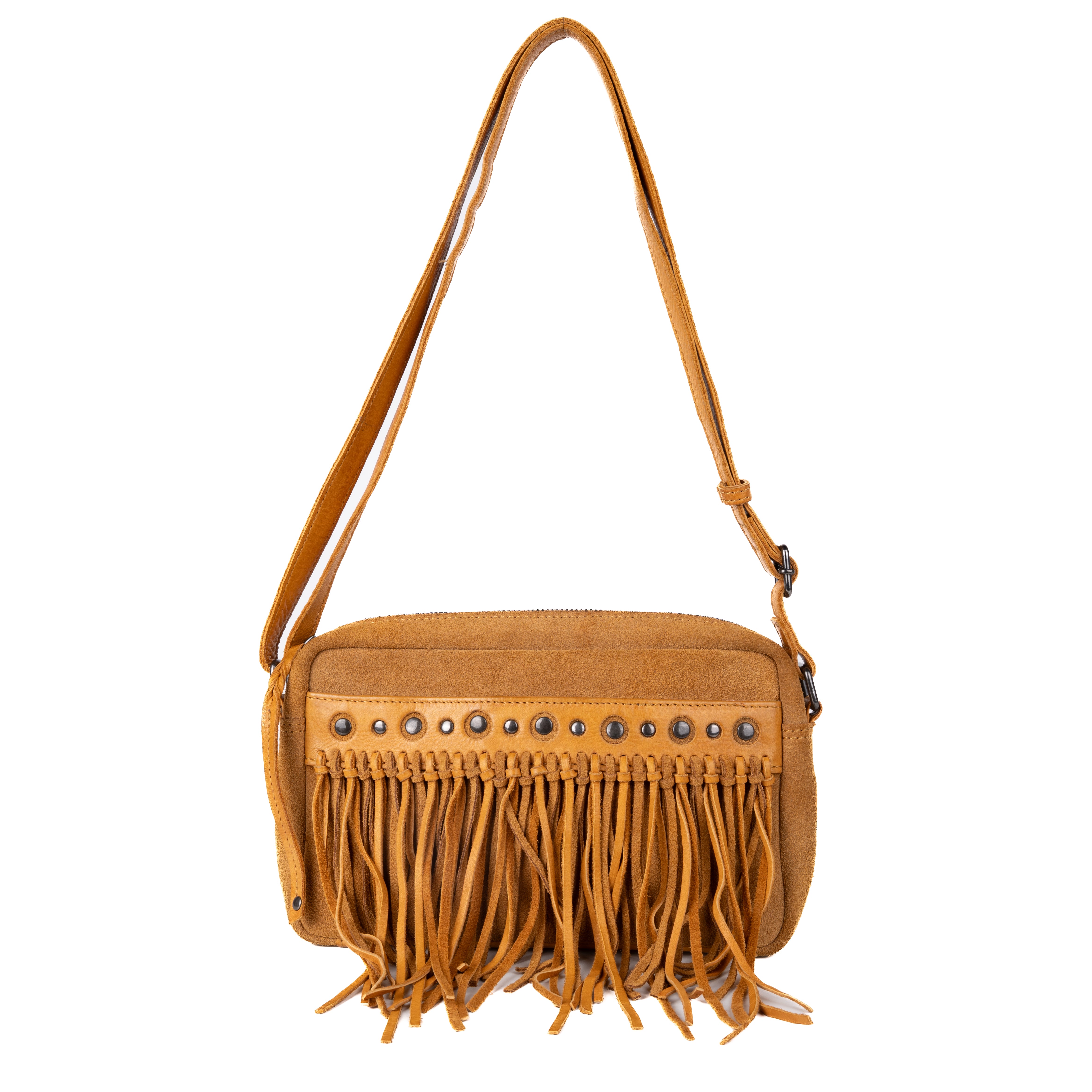 #91 - Concealed Carry Maggie Fringe Crossbody by Lady Conceal (No Locking Zippers)