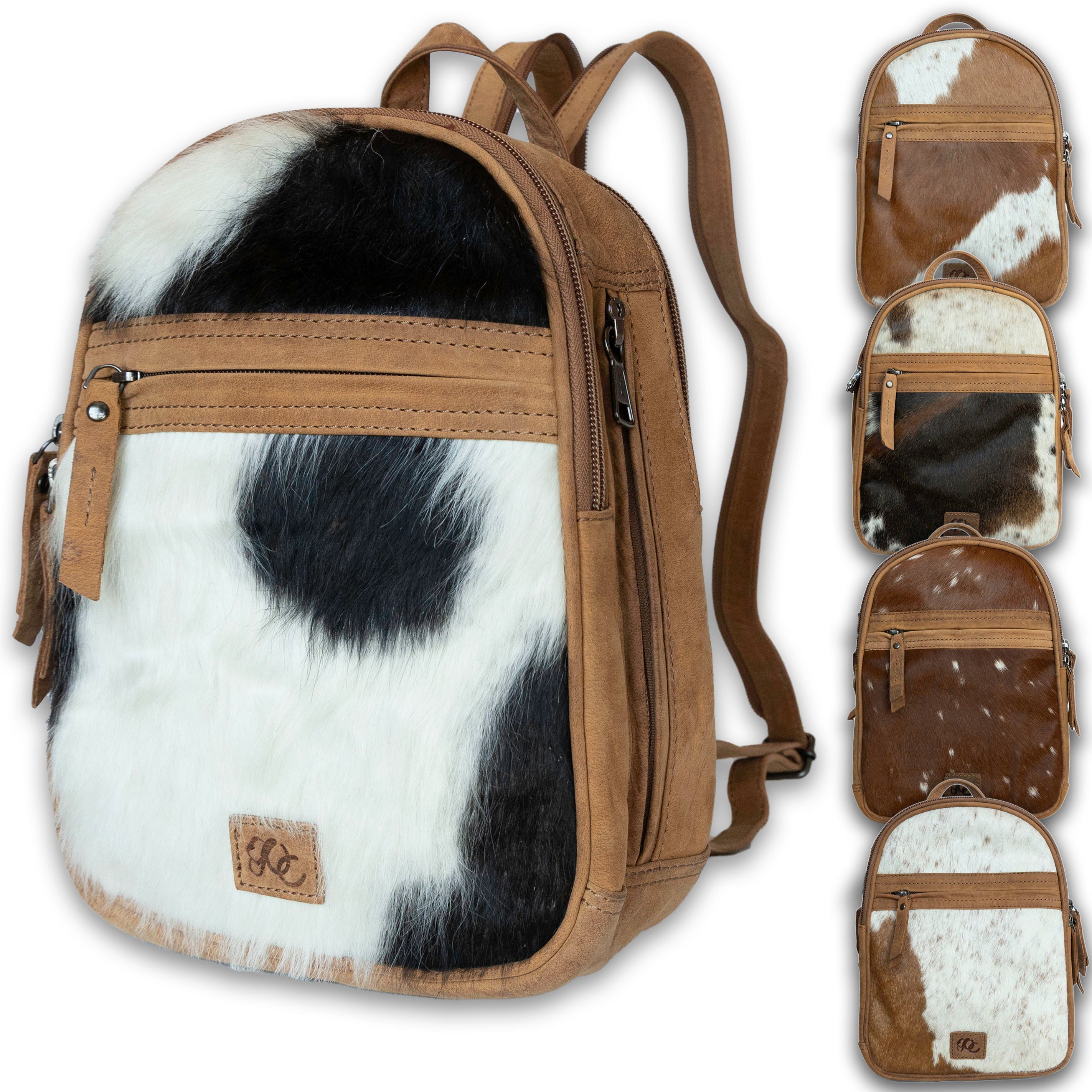 Concealed Carry Daisy Backpack by UC Leather Company -  Backpack for Conceal Carry -  best gun carry backpack -  Pistol and Firearm Bag -  Western Hide Backpack -  Boho Stylish Backpack for Women -  Universal Holster Bag -  Women's Concealed Carry Bagpack -  premium leather backpack 