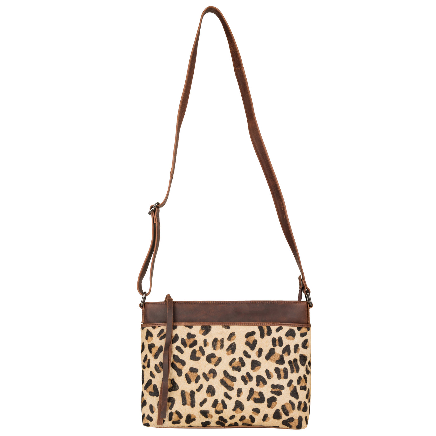 Concealed Carry Josie Leather Hair -On Indian Leopard Crossbody - Lady Conceal - Concealed Carry Purse - soft leather shoulder bags for women's - crossbody bags for everyday use - most popular crossbody bag - crossbody bags for guns - crossbody handgun bag - Unique Hide Purse - Conceal Carry Western Purse - Stylish Carry Josie Leather Bag - Bag for Conceal Carrying Women - Gun Bag for Women