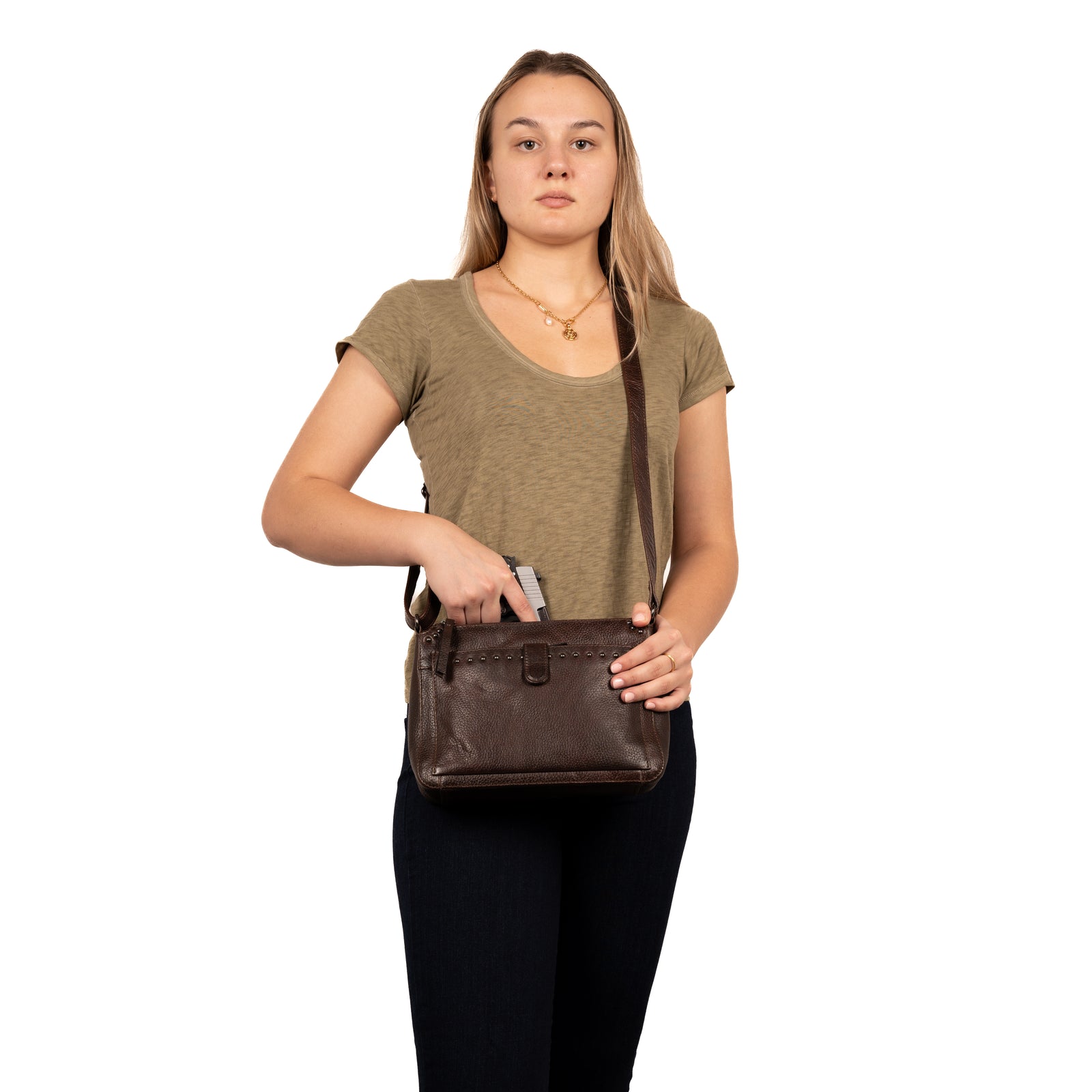Concealed Carry Mia Crossbody Purse by Lady Conceal