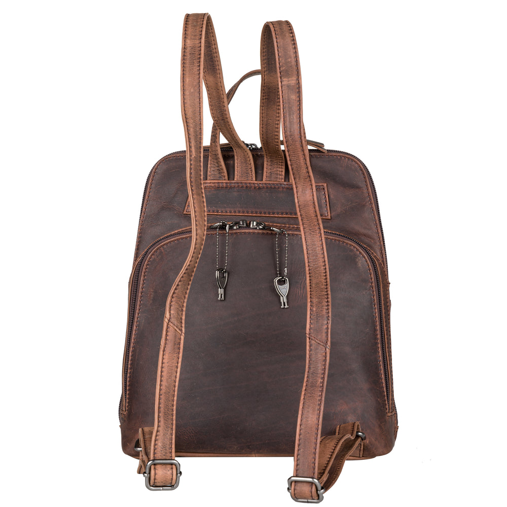 Concealed Carry Jayden Leather Backpack