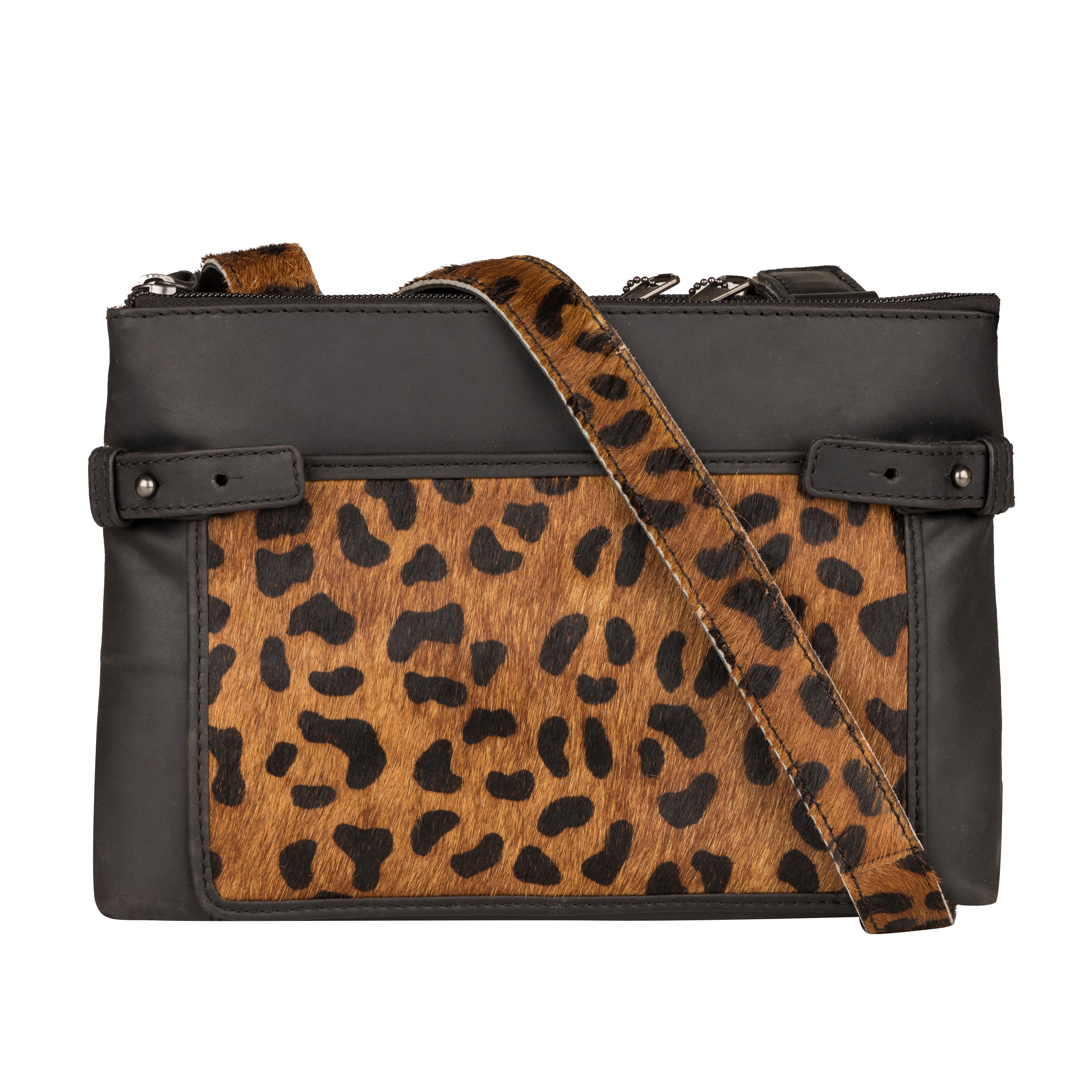 Concealed Carry Paige Thai Leopard Leather Cognac Concealed Carry Crossbody - Lady Conceal - Women conceal carry crossbody for pistol - Designer Concealed Carry Paige Leopard Crossbody - YKK Locking Zippers and Universal Holster - Unique crossbody Gun and Pistol Bag - Designer Luxury Paige Leather Carry Handbag Crossbody - carry crossbody for gun carry - Conceal Carry Paige Crossbody leather Gun Purse with Locking Zippers - Designer Conceal Carry Bag with Locking Zippers with Universal Holster