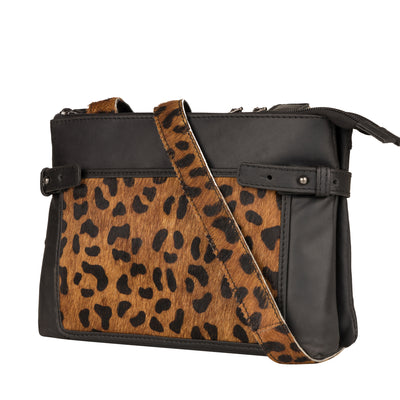 Concealed Carry Paige Thai Leopard Leather Cognac Concealed Carry Crossbody - Lady Conceal - Women conceal carry crossbody for pistol - Designer Concealed Carry Paige Leopard Crossbody - YKK Locking Zippers and Universal Holster - Unique crossbody Gun and Pistol Bag - Designer Luxury Paige Leather Carry Handbag Crossbody - carry crossbody for gun carry - Conceal Carry Paige Crossbody leather Gun Purse with Locking Zippers - Designer Conceal Carry Bag with Locking Zippers with Universal Holster