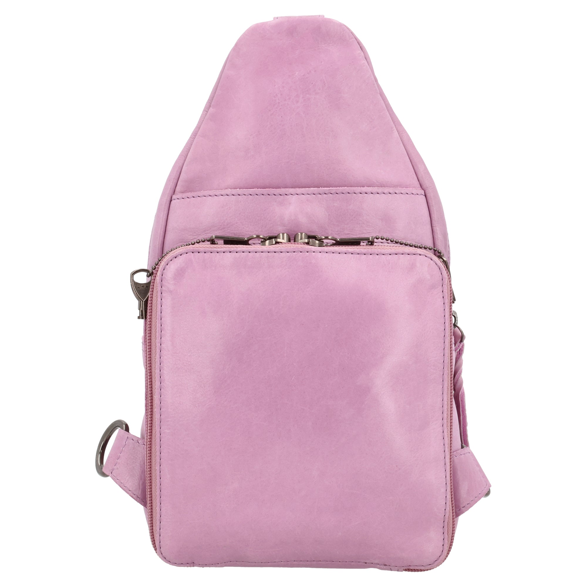 Concealed Carry Haven Sling Leather Backpack by Lady Conceal