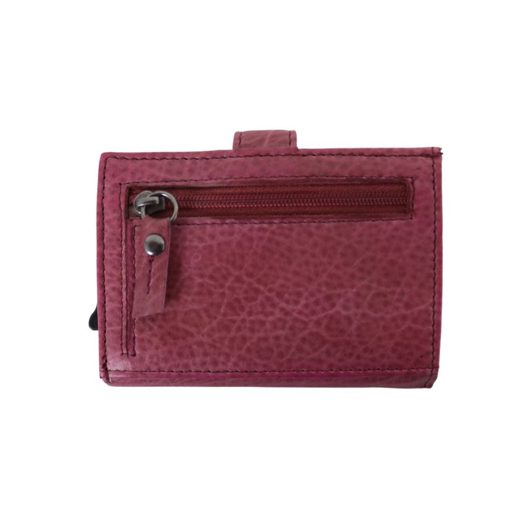 Nova RFID Compact Leather Wallet by Lady Conceal