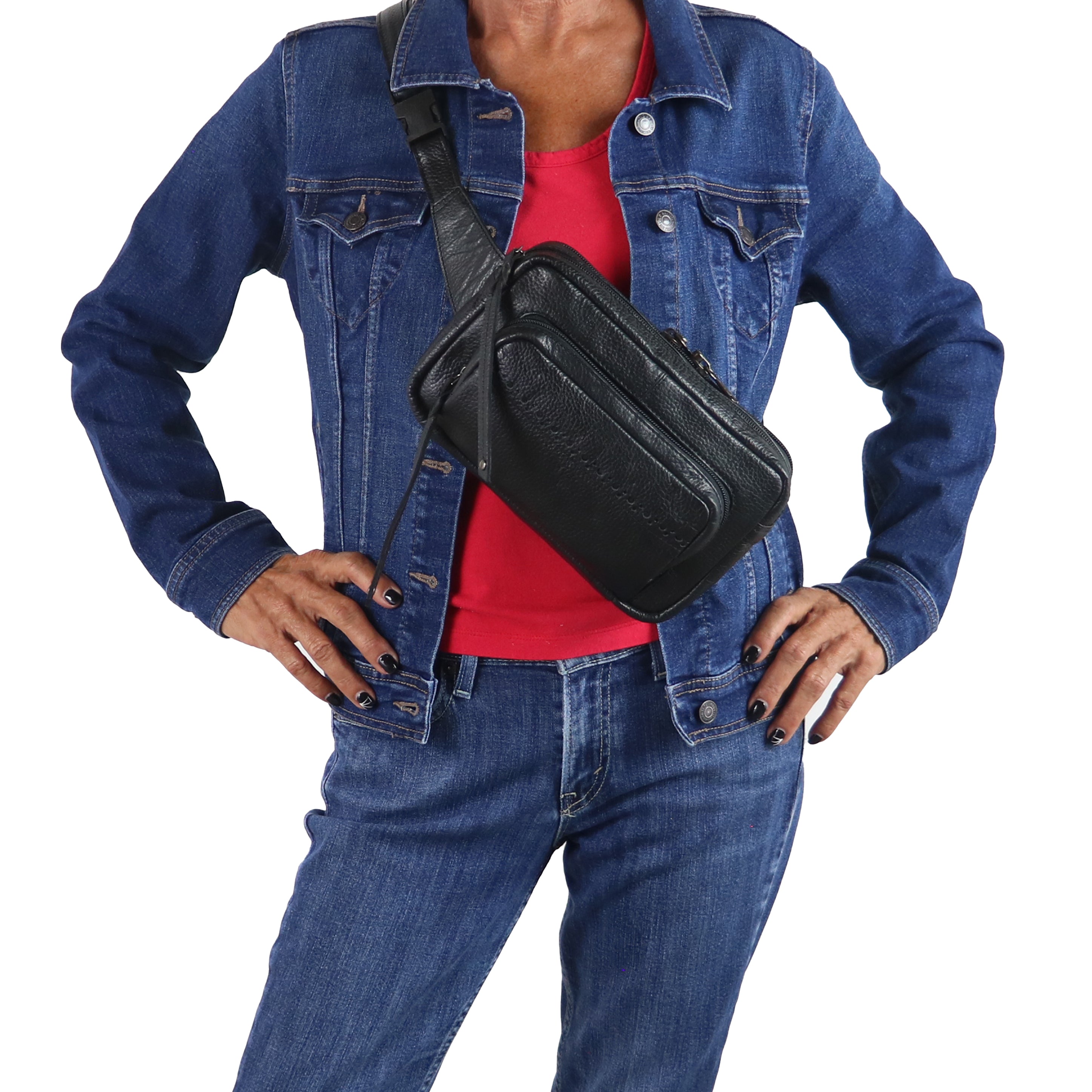 Concealed Carry Laney Buffalo Belt Bag by Lady Conceal