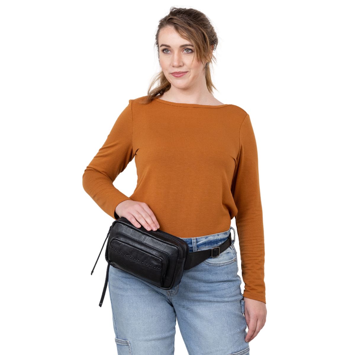 Concealed Carry Laney Buffalo Belt Bag by Lady Conceal