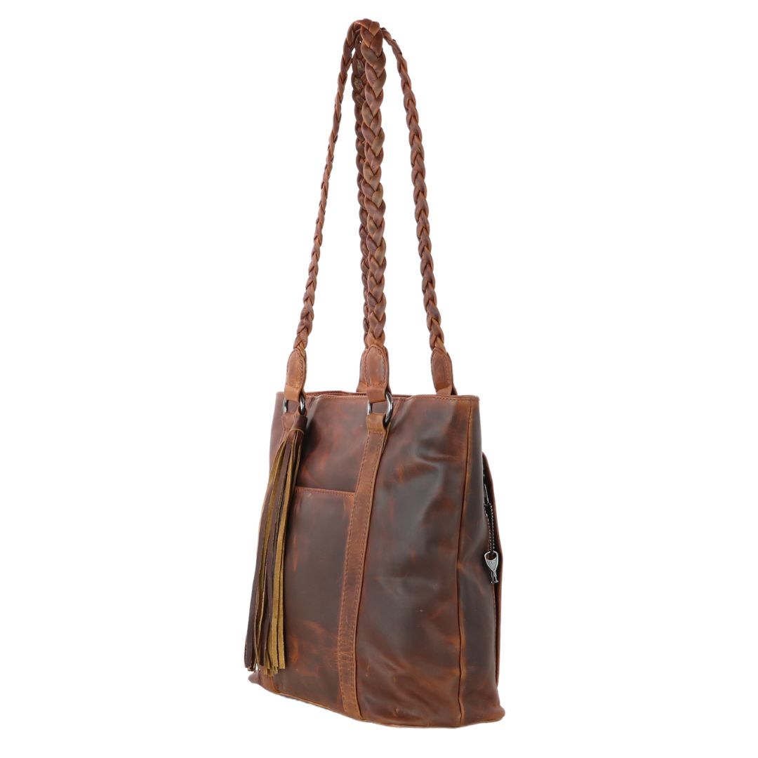 Concealed Carry Bella Leather Tote
