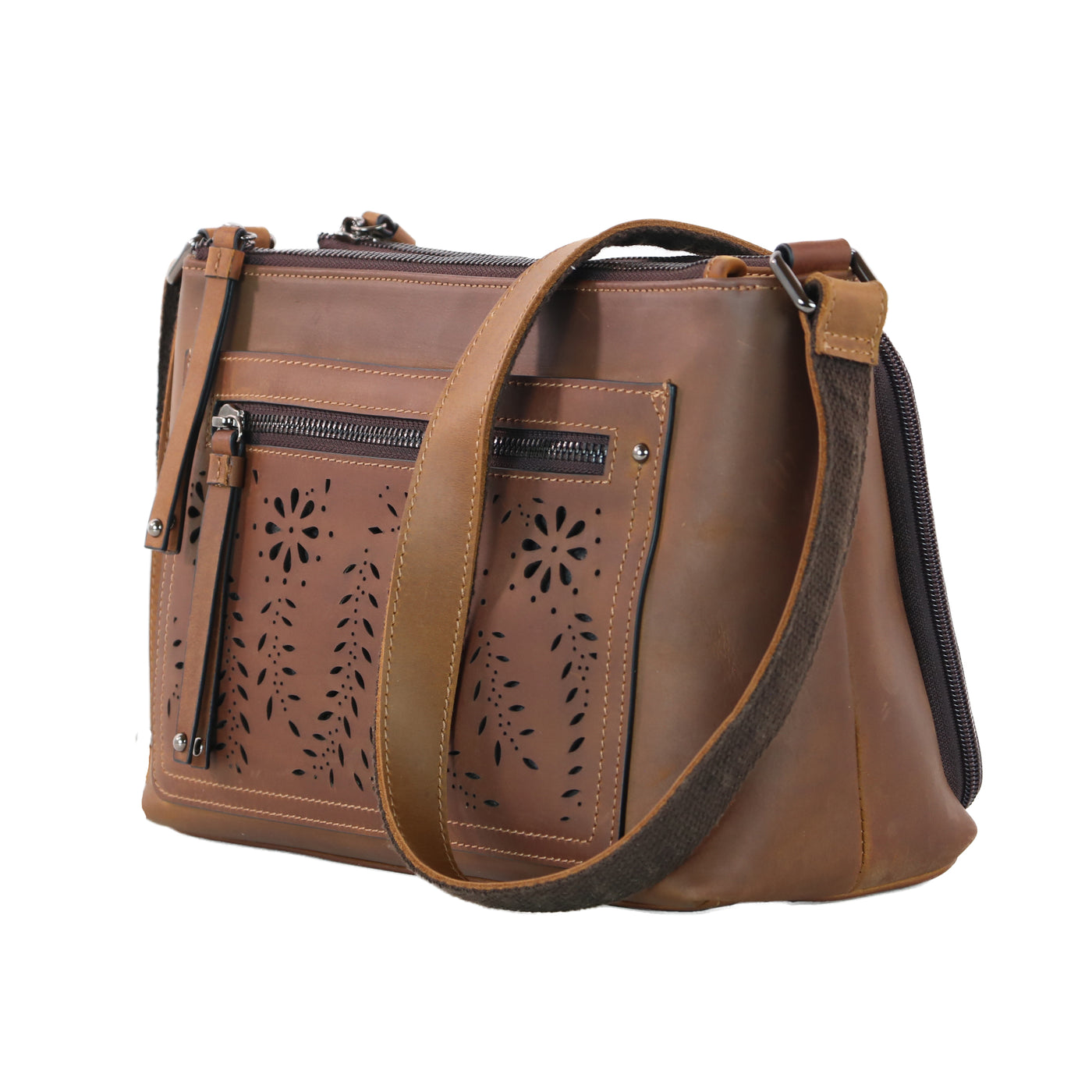 oncealed Carry Brynlee Leather Crossbody - Lady Conceal Gun Crossbody Bag - Unique Hide Crossbody Gun and Pistol Bag - crossbody bag for concealed gun carry - Unique Cowboy Leather Crossbody gun bag - concealed carry purse for woman