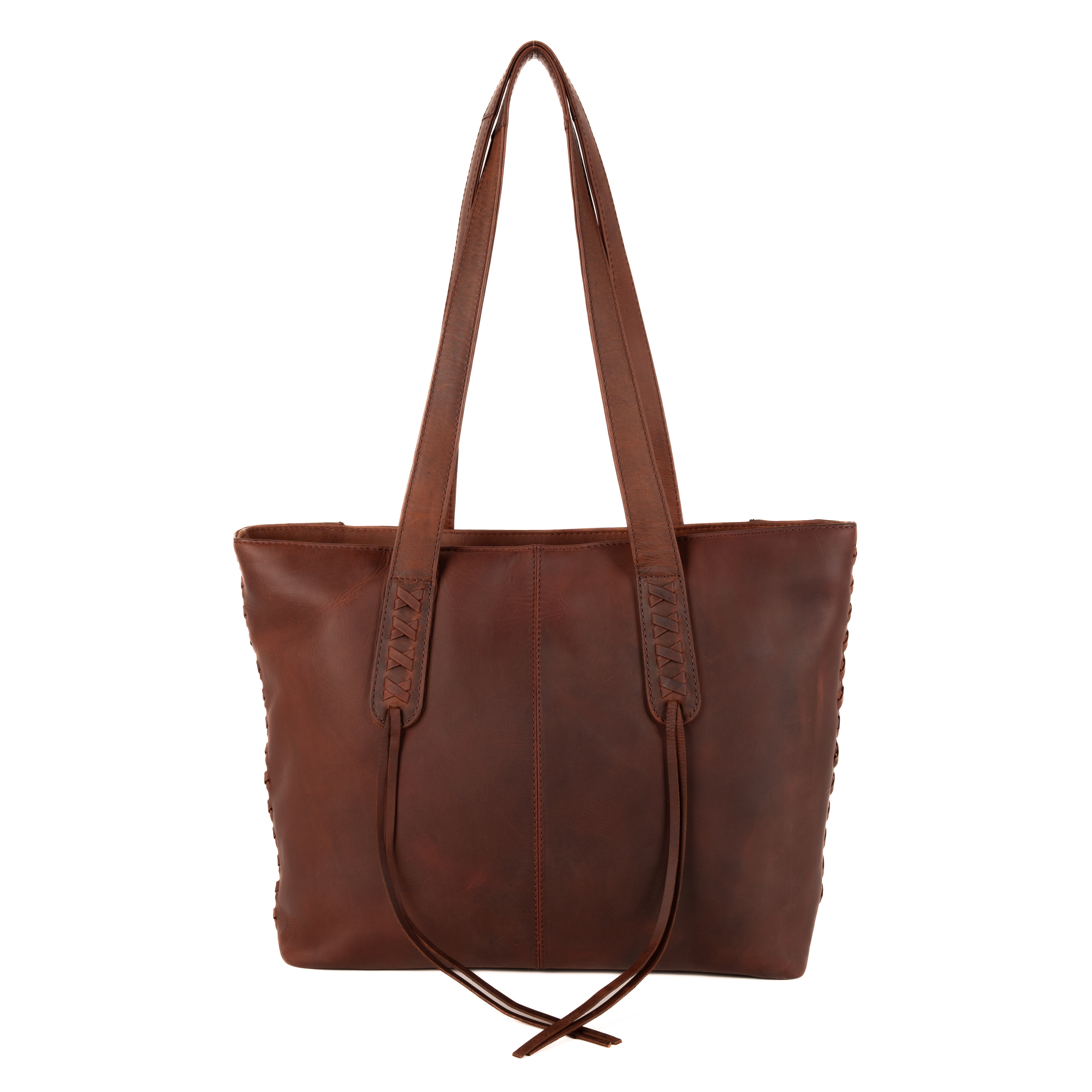 Concealed Carry Distressed Norah Leather Tote by Lady Conceal