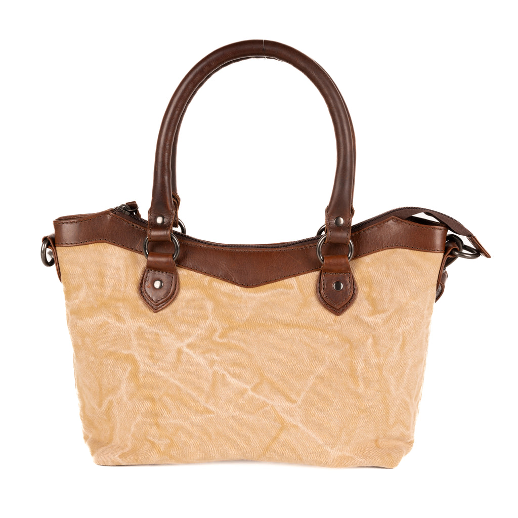 Concealed Carry Sadie Leather Satchel by Lady Conceal - No Locking Zippers