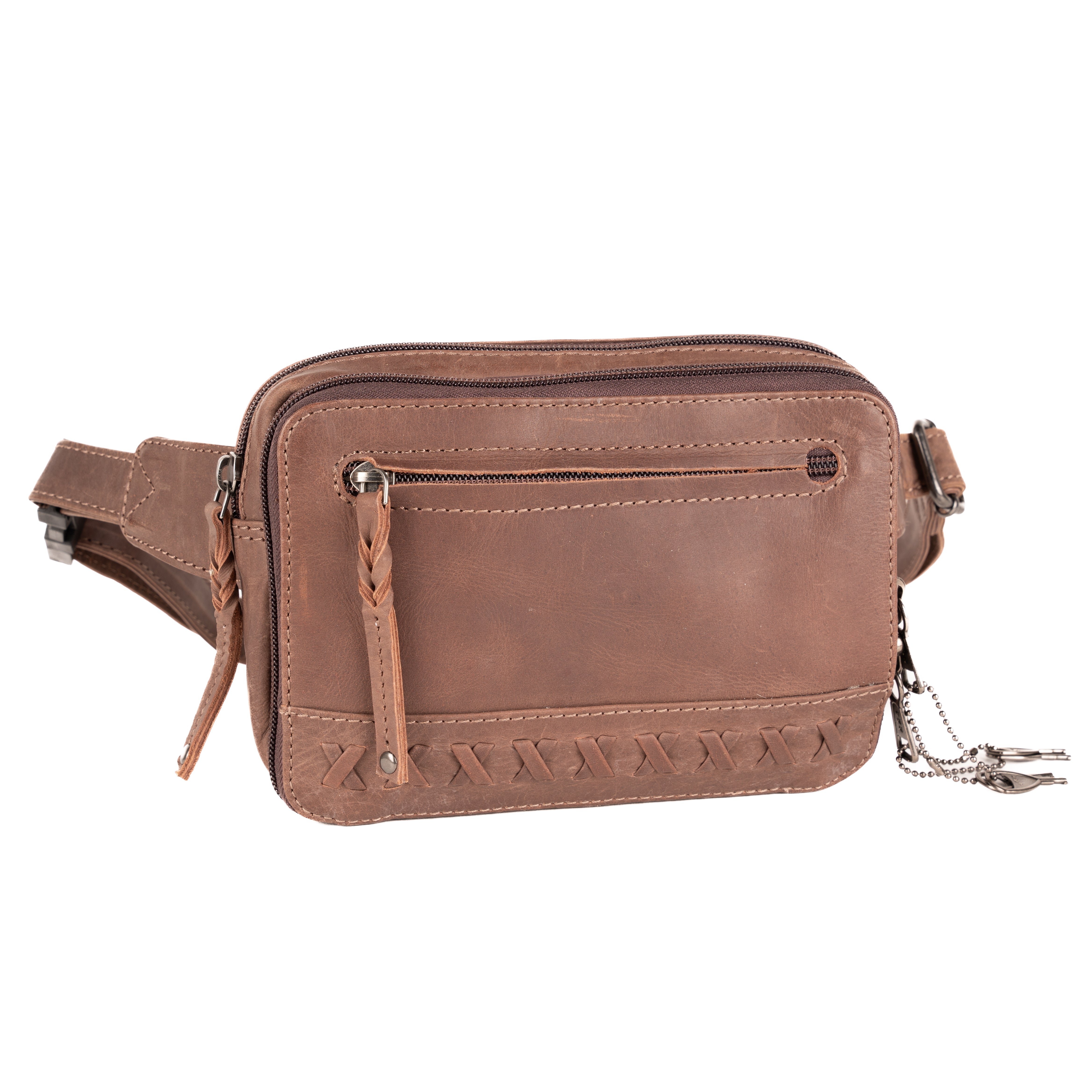 Concealed Carry Kailey Leather Purse Pack by Lady Conceal