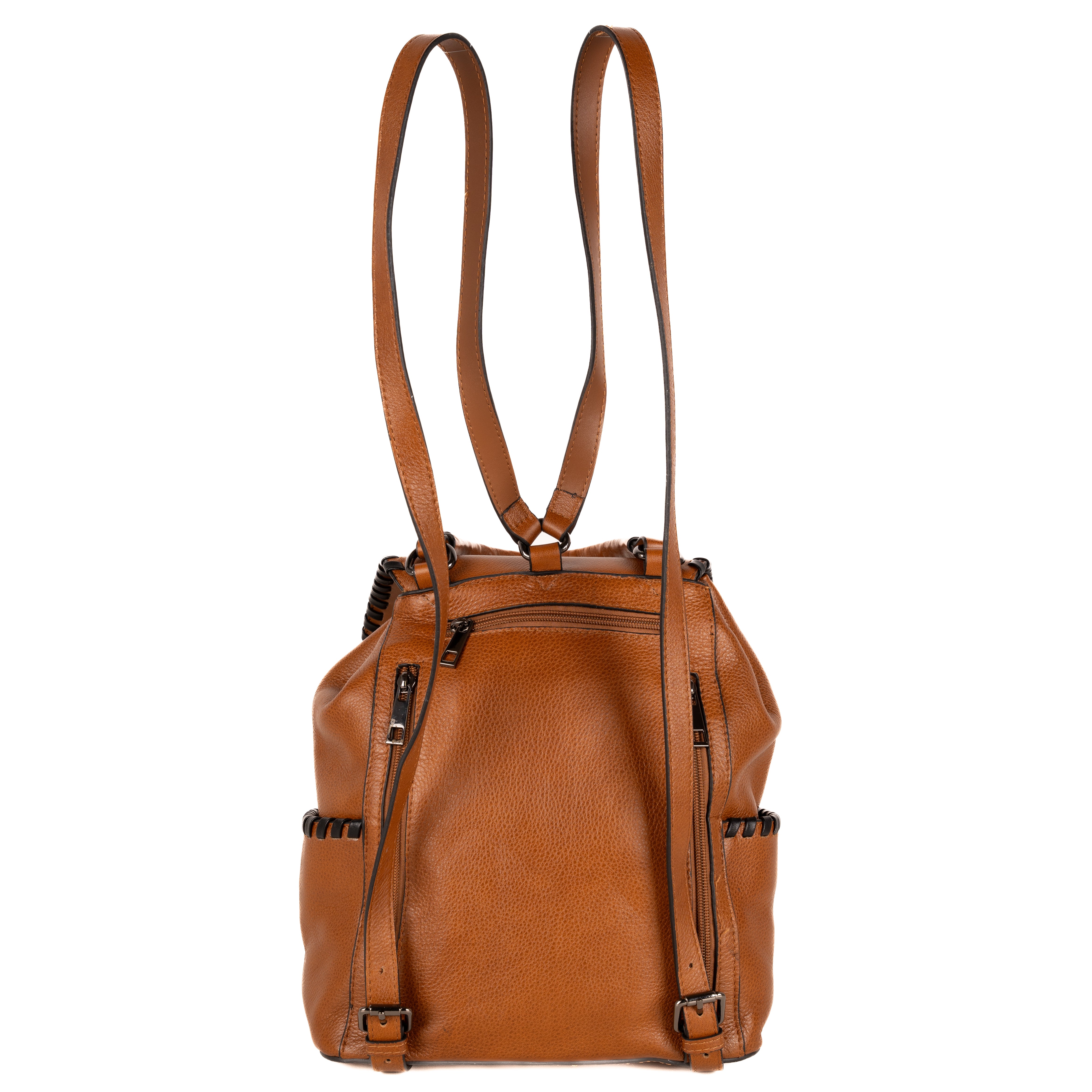 Concealed Carry Allie Leather Backpack by Lady Conceal - No Locking Zippers