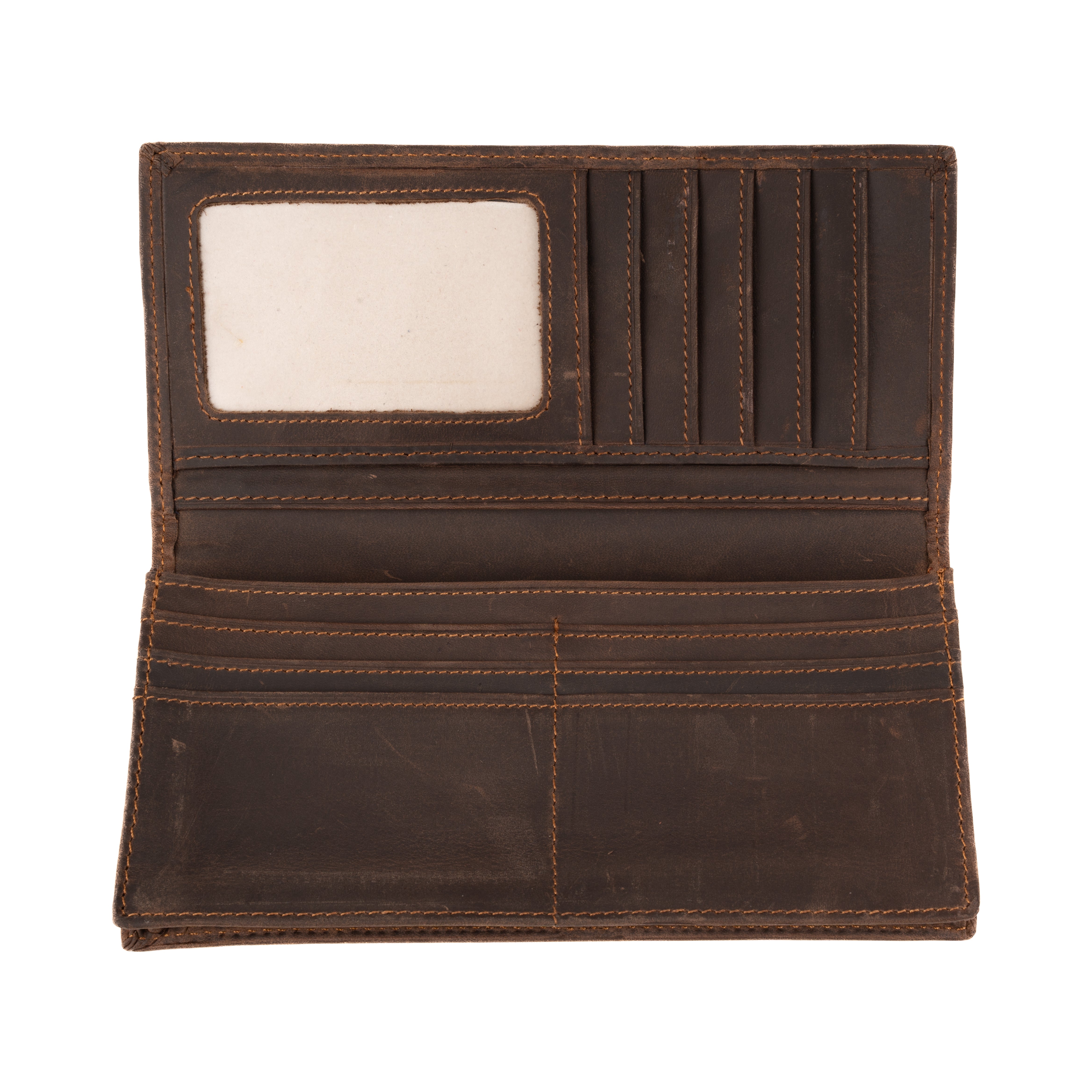 Leather Rodeo Wallet by UC Leather Company - Dark Brown