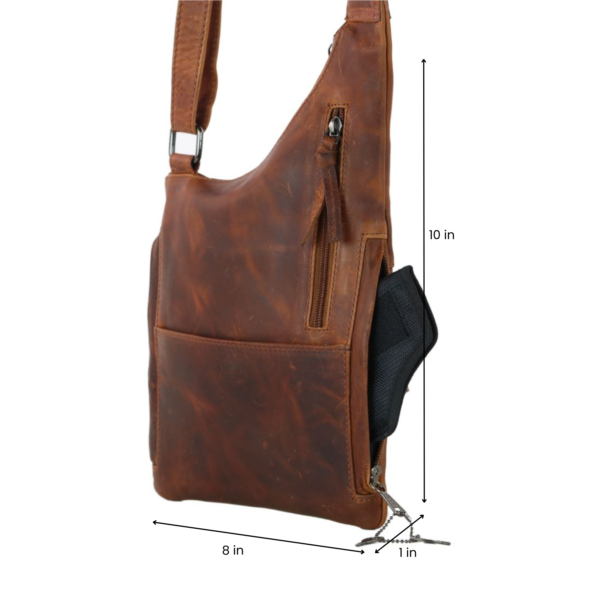 Concealed Carry Unisex Remi Crossbody Purse - YKK Locking Zippers and Universal Holster Pistol Bag - Discreet Gun CCW - Secure Gun Purse - Tactical womans purse for pistol - Concealed Carry Purse - most popular crossbody bag - crossbody handgun bag - crossbody bags for everyday use - Lady Conceal - Unique Hide Purse - Locking YKK Purse - Fanny Pack for Gun and Pistol - Easy CCW - Fast Draw Bag - Secure Gun Bag