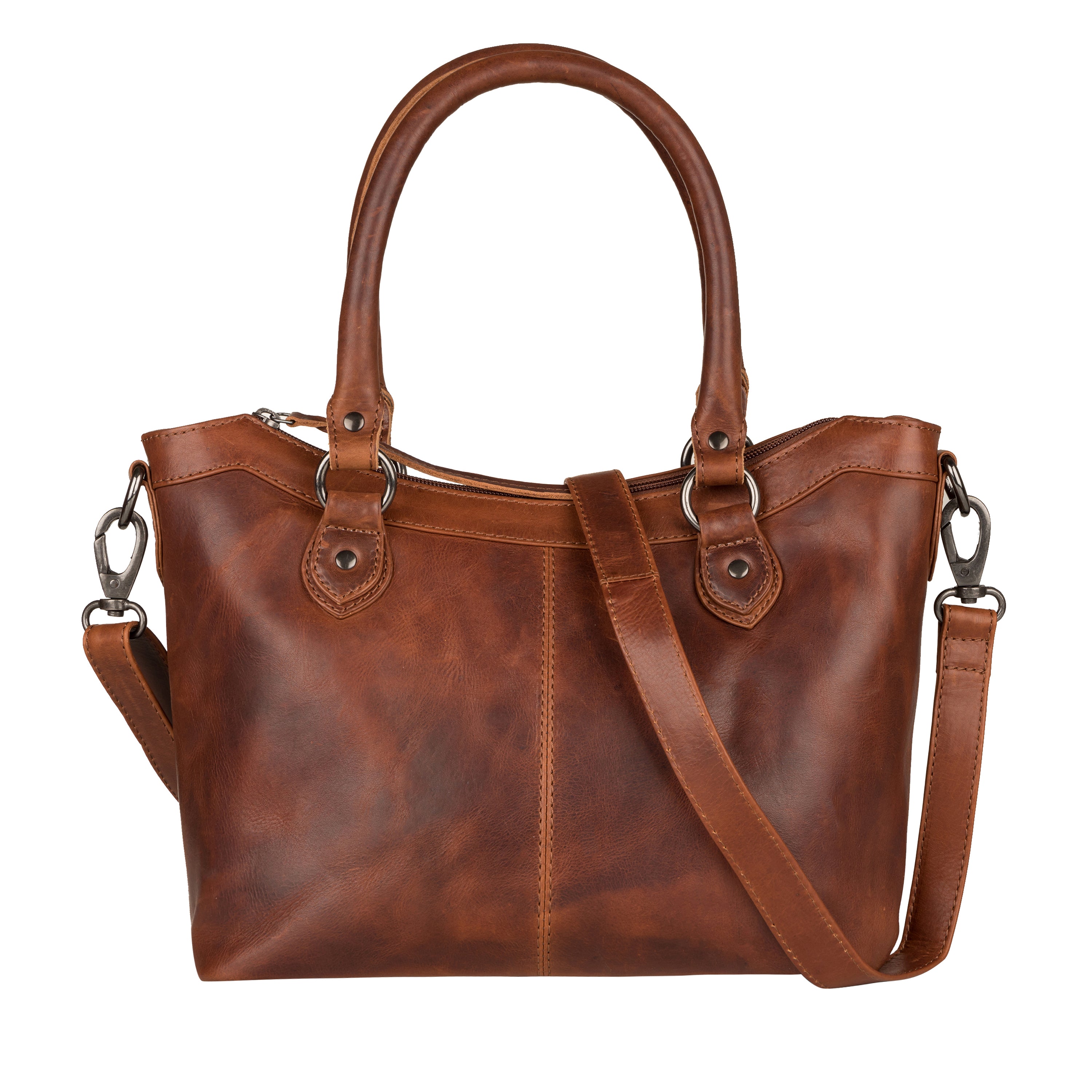 Sadie Leather Satchel Concealed Carry Purses for Women