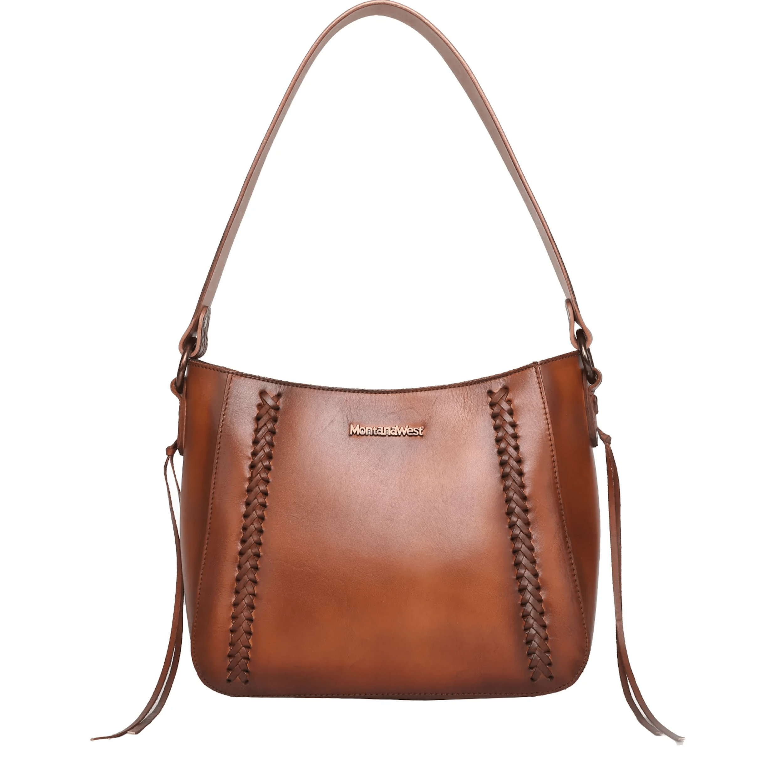 Concealed Carry Leather Concealed Carry Whipstitch Hobo by Montana West