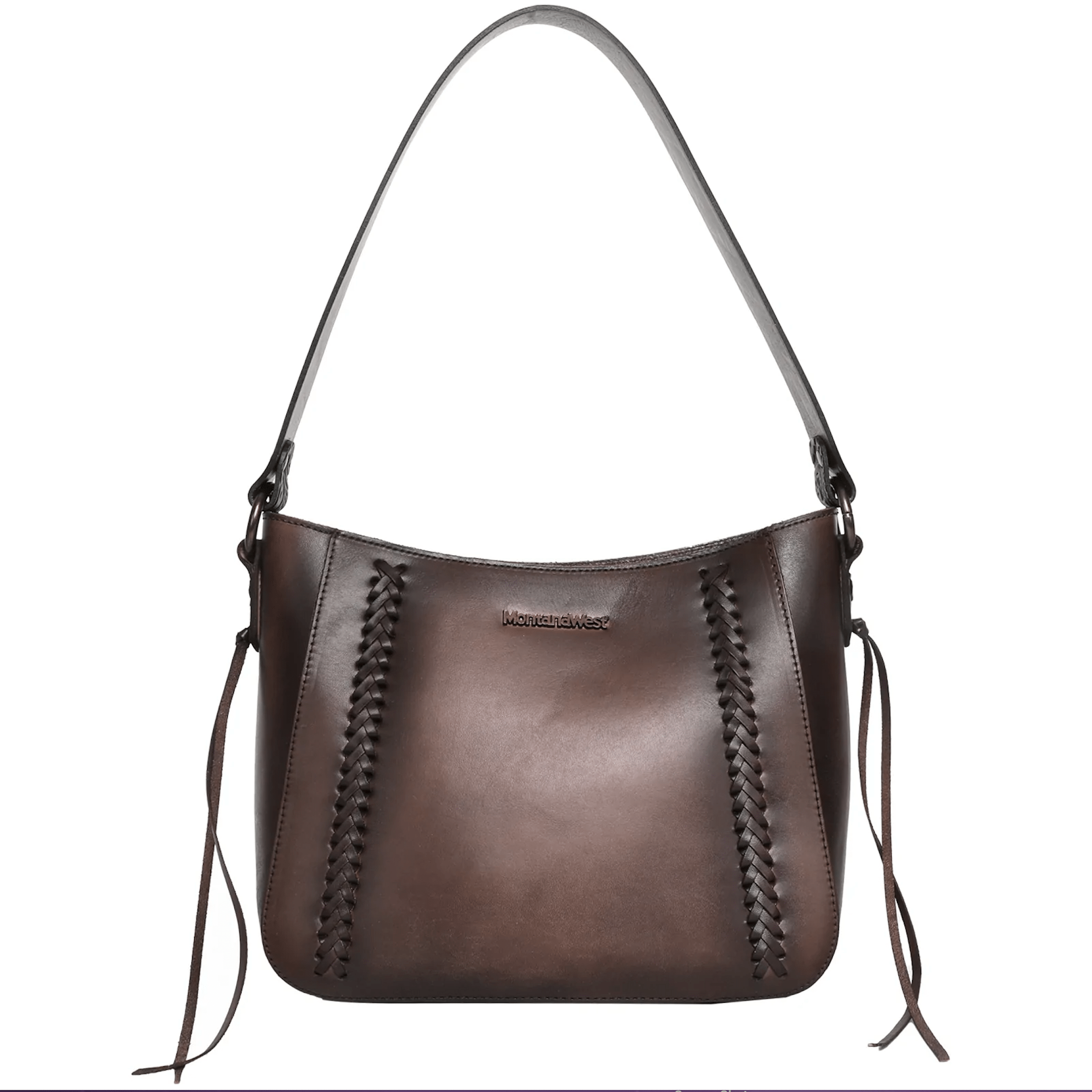 Concealed Carry Leather Concealed Carry Whipstitch Hobo by Montana West