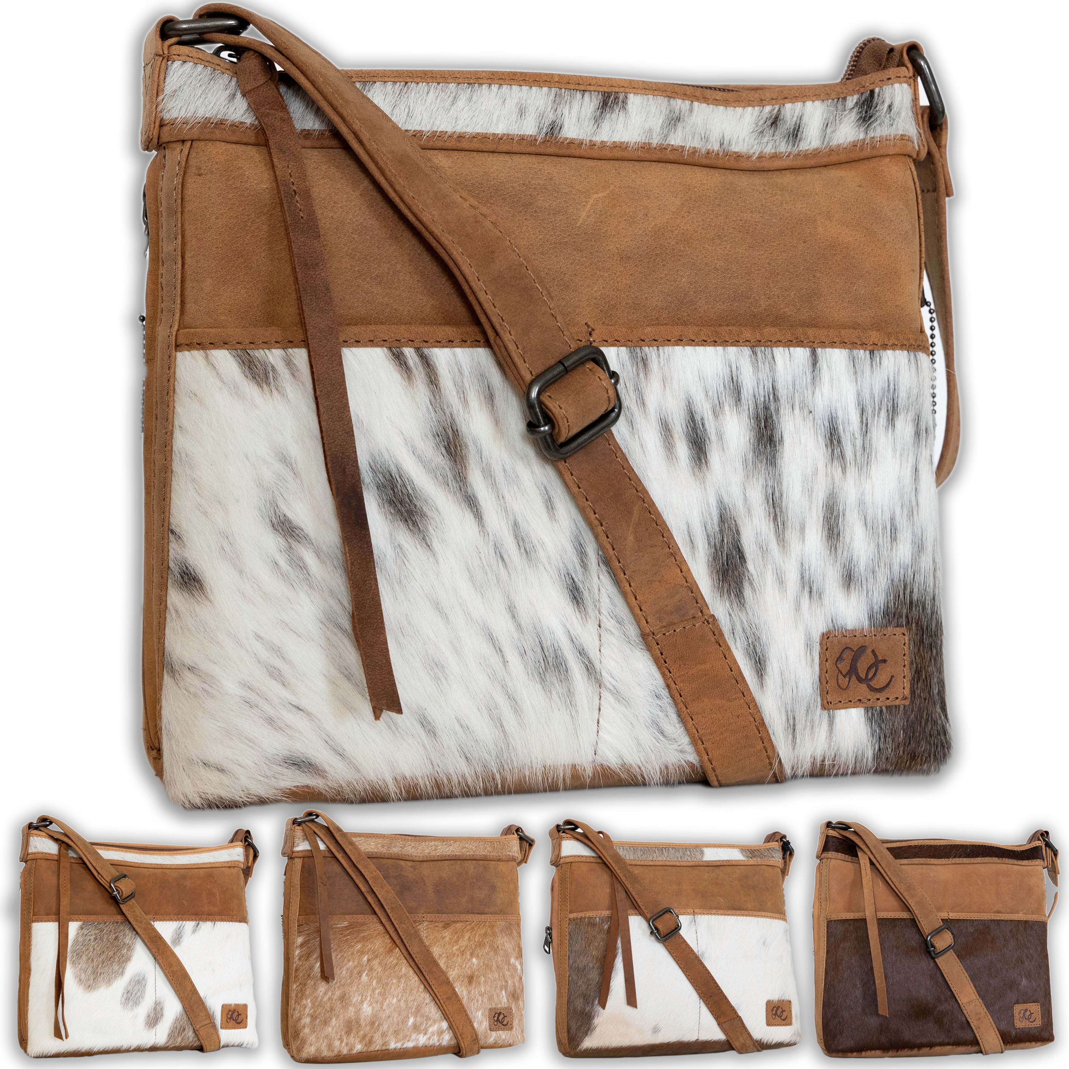 Concealed Carry Diana Crossbody by UC Leather Company -  soft leather shoulder bags for women's -  crossbody bags for everyday use -  most popular crossbody bag -  crossbody bags for guns -  crossbody handgun bag -  Unique Hide Purse -  Conceal Carry Western Purse -  Stylish CCW Bag -  Bag for Conceal Carrying Women - -  Gun Bag for Women