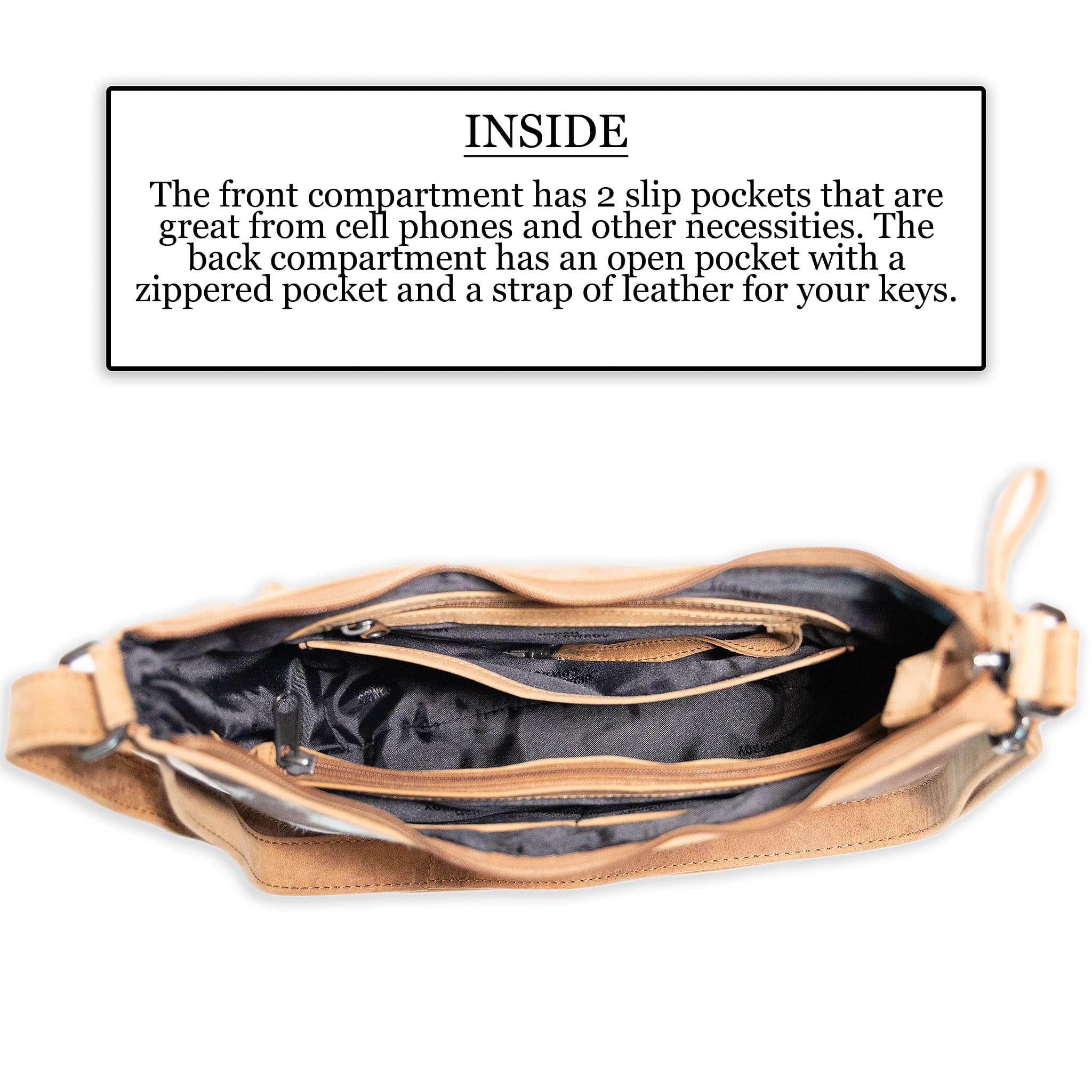 Concealed Carry Penny Hobo Crossbody by UC Leather Company