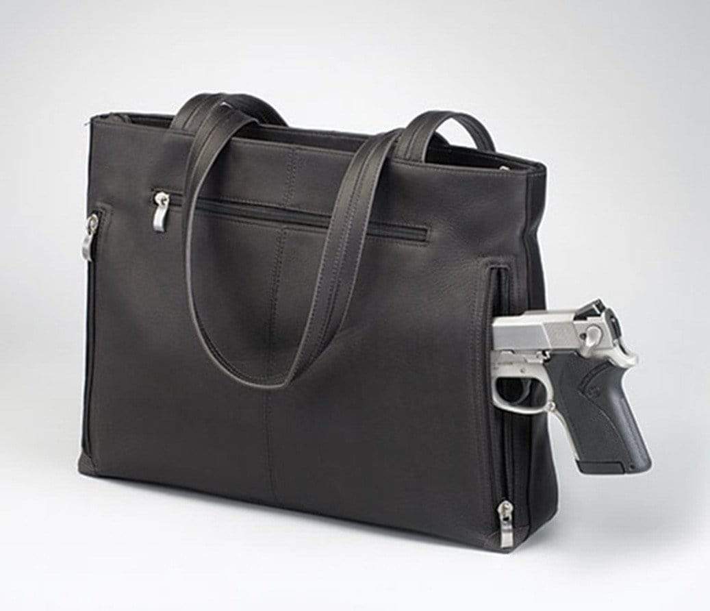 Gun Tote'n Mamas Concealed Carry Purse Brown Concealed Carry Shoulder Portfolio - GTM-1018