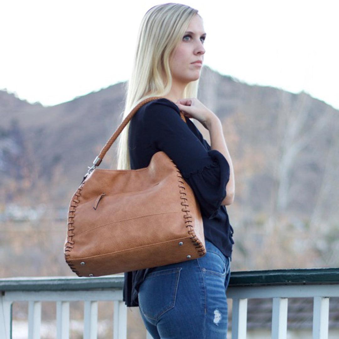 Vegan Leather Concealed Carry Purse - Gun Handbags