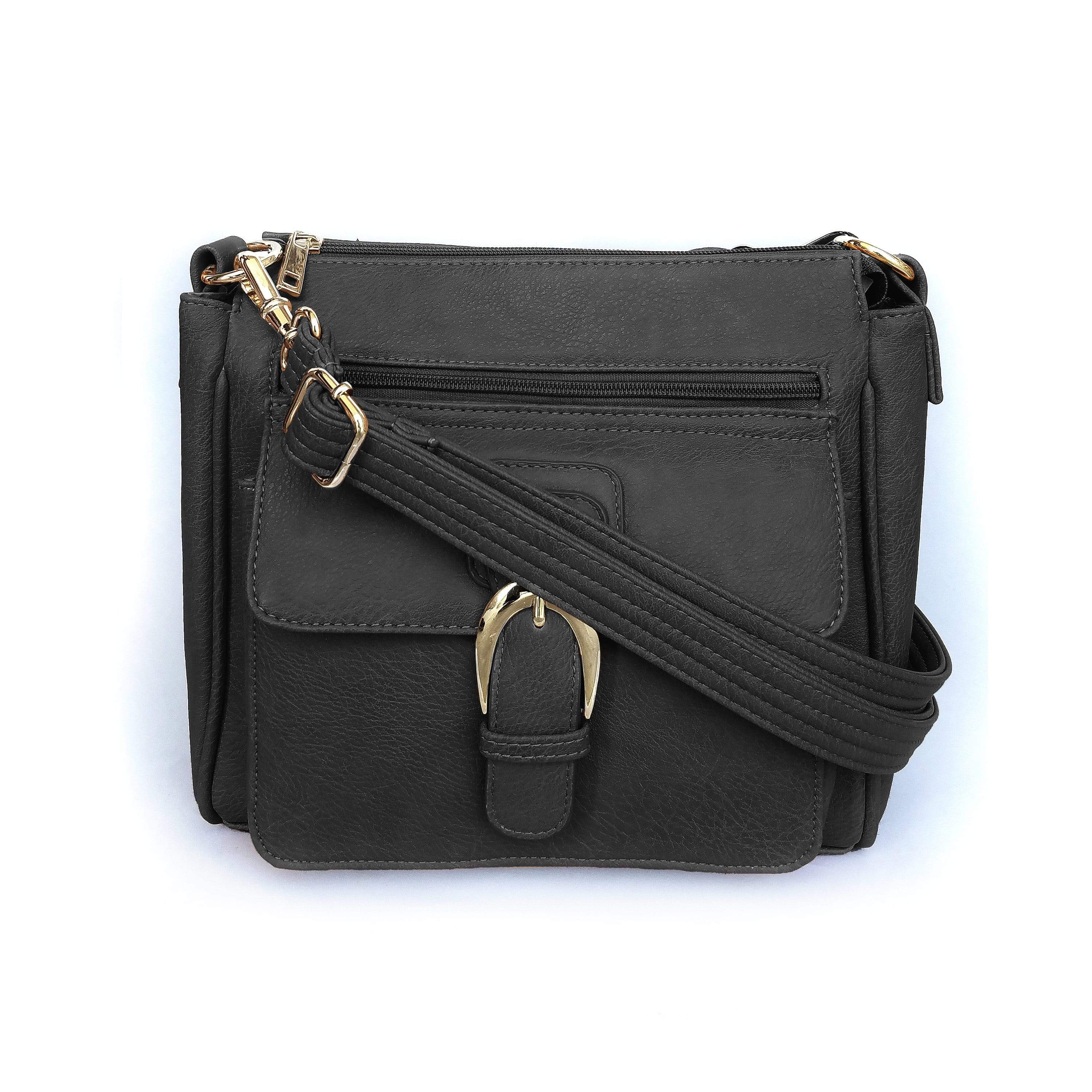 Concealed Carry Organizer Crossbody Purse by Roma Leathers