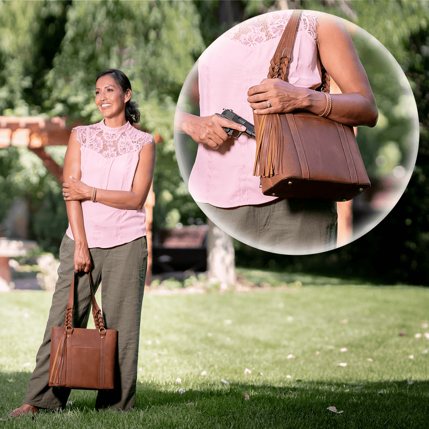 Buy Pink Handbags for Women by LaFille Online | Ajio.com
