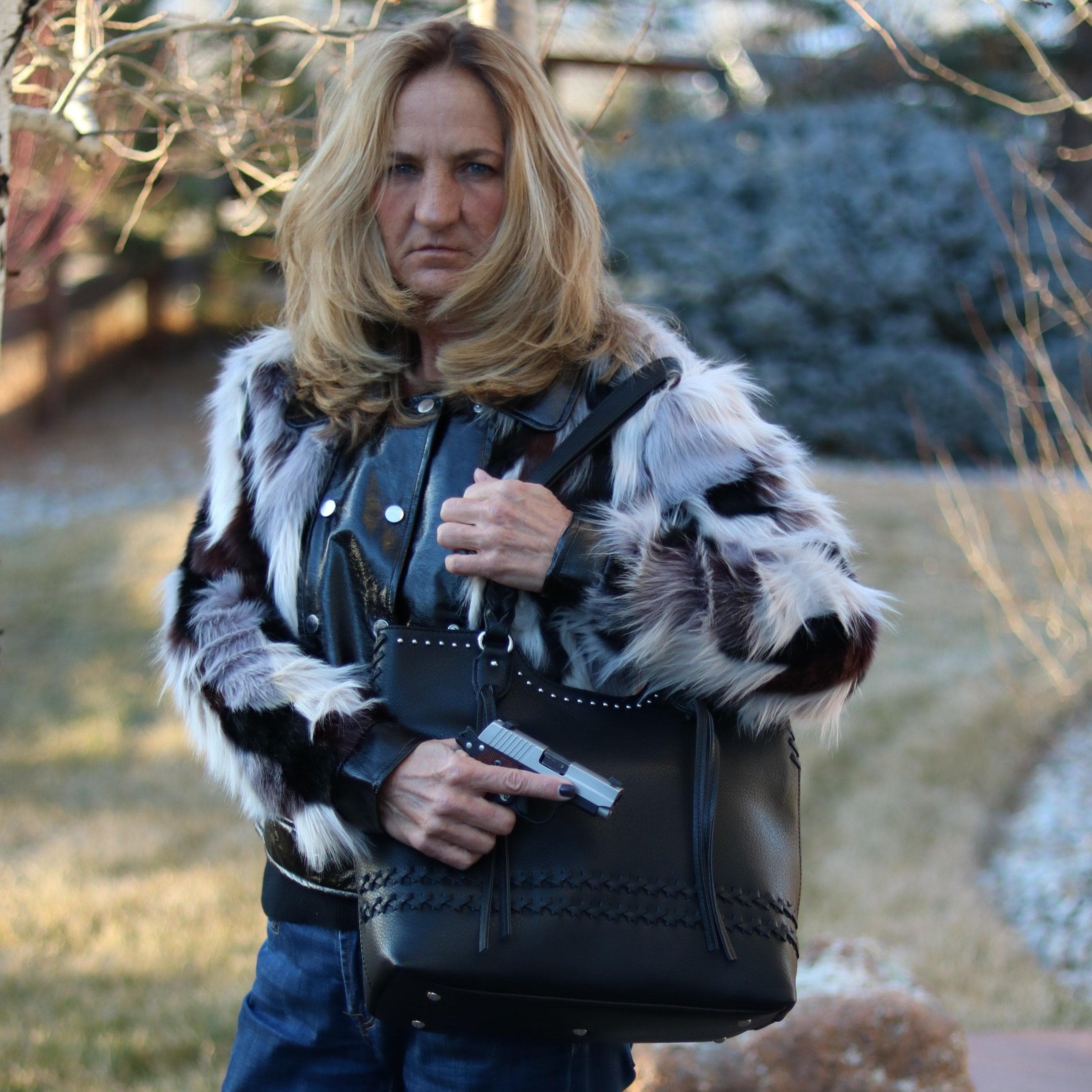  Concealed Carry Riley Tote -  Lady Conceal -  Concealed Carry Purse -  Designer Luxury Leather Carry Handbag -  carry Handbag for gun carry -  Unique Tote gun Handbag -  designer backpack purse -  designer purse sale -  designer purse sales -  womens designer purse sale -  Riley Leather Tote -  designer lady purse concealed carry gun Handbag -   concealed carry Handbag for woman-  Easy Conceal Carry and Draw Purse