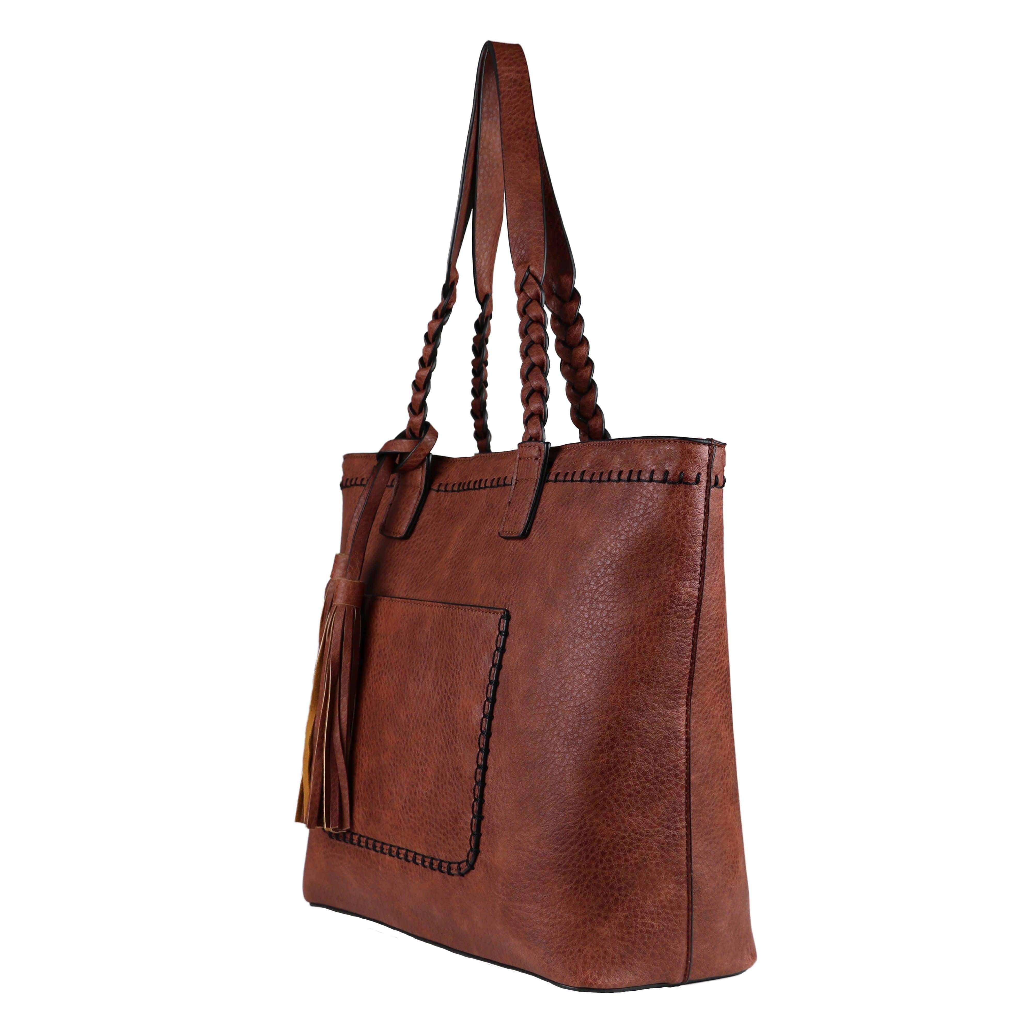 Concealed Carry Cora Tote by Lady Conceal -  Locking Designer Conceal Carry Handbag for women -   Locking Conceal and Carry Handbag with Universal Holster for Handguns -  Unique Handbag Gun and Pistol Bag - crossbody Handbag for concealed gun carry - concealed carry Handbag gun purse with locking zipper