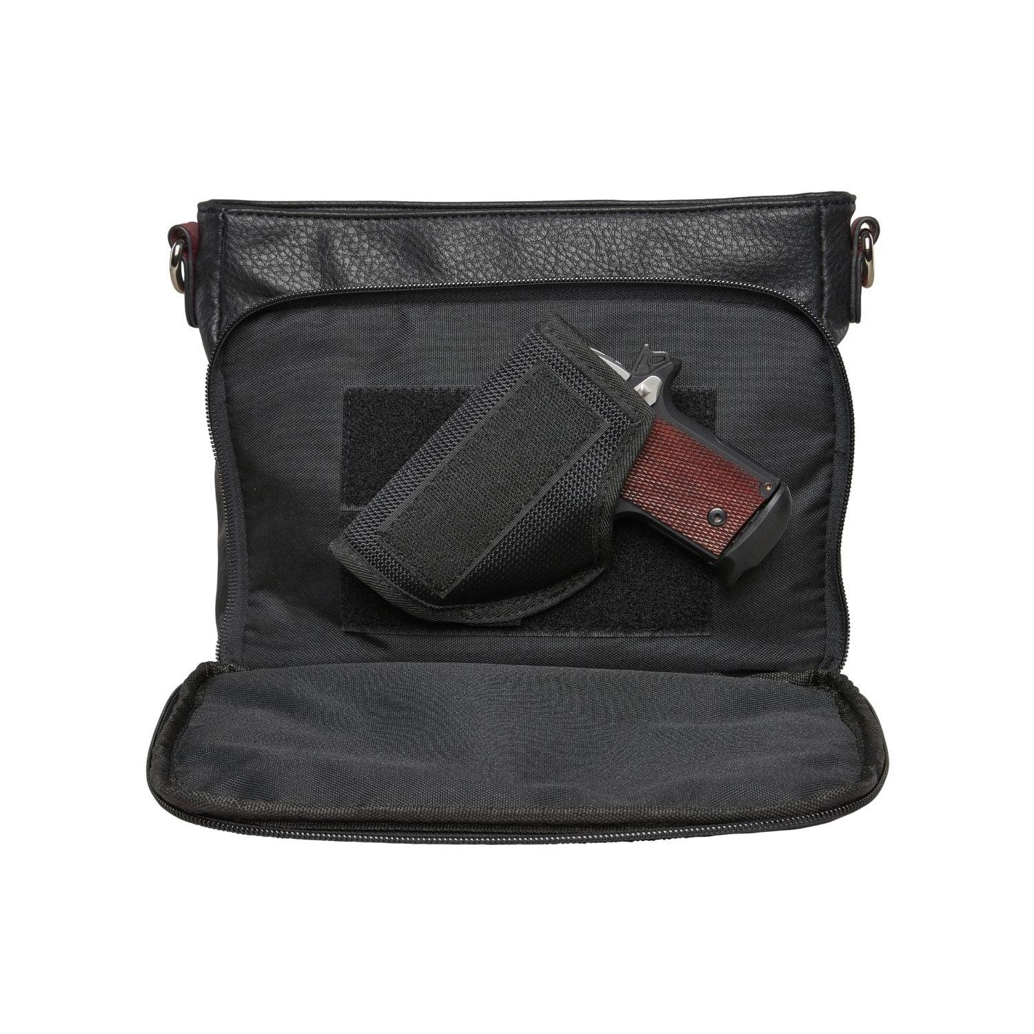 Concealed Carry Skylar Crossbody -  Lady Conceal -  Concealed Carry Purse -  black crossbody purse designer -  black owned purse designers -  crossbody bag for concealed gun carry -  concealed carry gun bags -  concealed carry crossbody bag -  concealed carry purse crossbody -  Gift for gun owners -  Women Gun Bag -  most popular crossbody bag -  crossbody handgun bag -  crossbody bags for everyday use