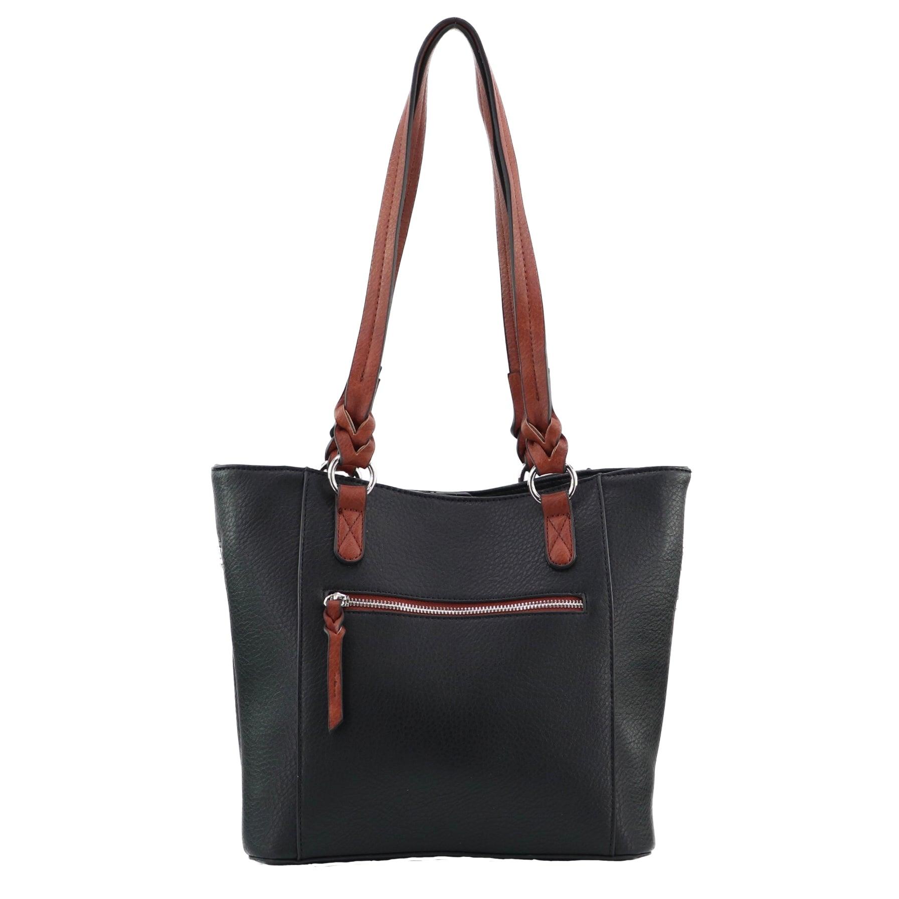 Concealed Carry Grace Tote -  Lady Conceal -  Women conceal carry purse for pistol -  Designer Luxury Tote Carry Handbag -  YKK Locking Zippers and Universal Holster - Easy Concealed Carry - Quick Gun Draw - Safe Gun Bag -  Designer Luxury Conceal Carry Handbag -  carry Handbag for gun carry - concealed carry gun Handbag with locking zipper -  concealed carry Handbag for woman