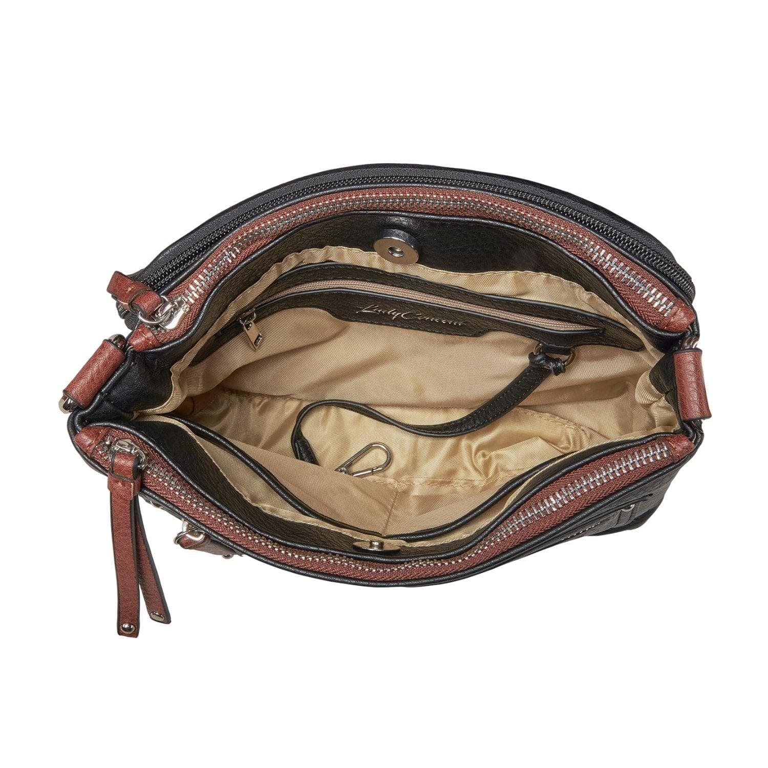 Concealed Carry Hailey Crossbody -  Lady Conceal -  soft leather shoulder bags for women's -  crossbody bags for everyday use -  most popular crossbody bag -  crossbody bags for guns -  crossbody handgun bag -  Unique Hide Purse -  Conceal Carry Western Purse -  Stylish Carry Evelyn Leather Bag -  Bag for Conceal Carrying Women - -  Gun Bag for Women