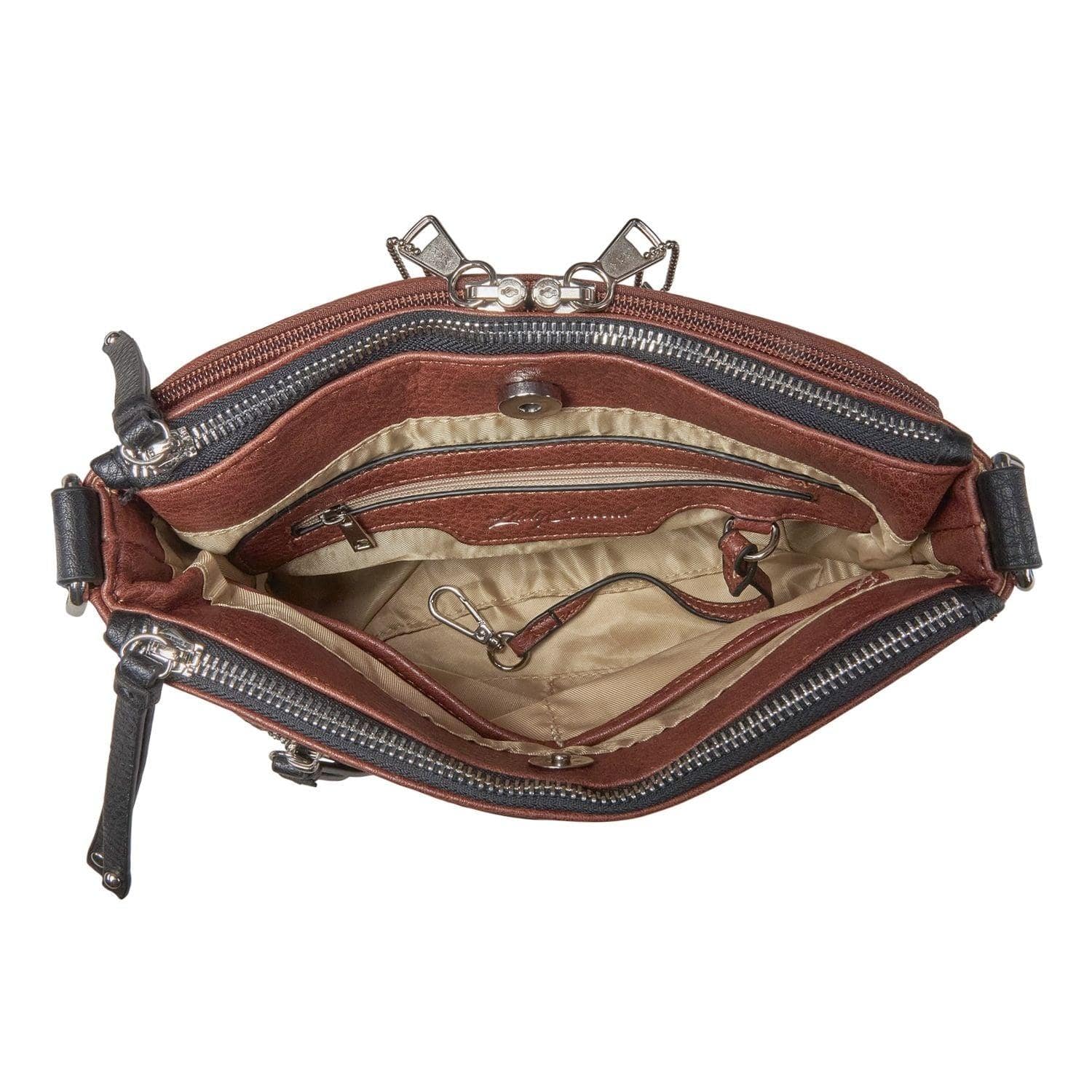 Concealed Carry Hailey Crossbody -  Lady Conceal -  soft leather shoulder bags for women's -  crossbody bags for everyday use -  most popular crossbody bag -  crossbody bags for guns -  crossbody handgun bag -  Unique Hide Purse -  Conceal Carry Western Purse -  Stylish Carry Evelyn Leather Bag -  Bag for Conceal Carrying Women - -  Gun Bag for Women