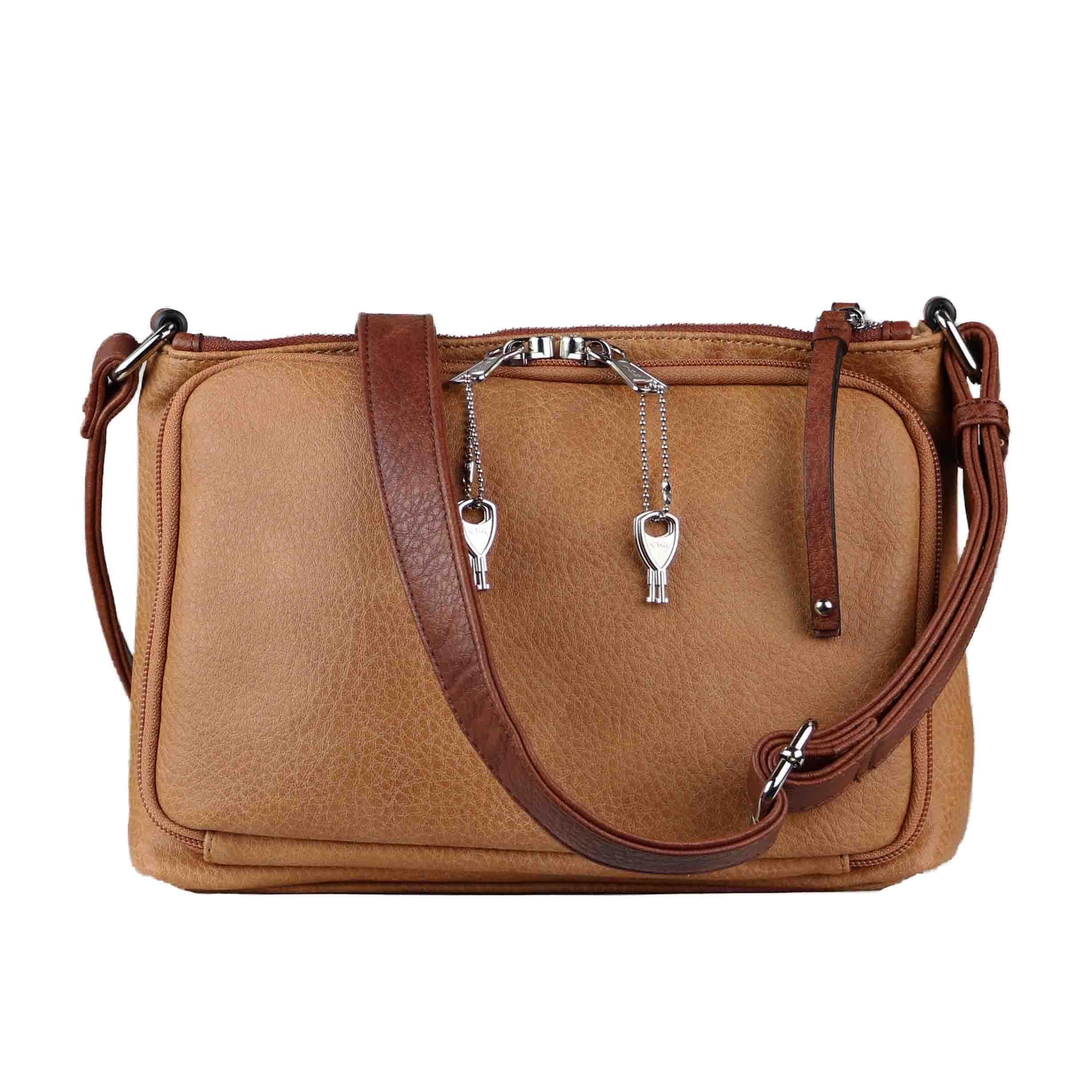 Concealed Carry Hailey Crossbody -  Lady Conceal -  soft leather shoulder bags for women's -  crossbody bags for everyday use -  most popular crossbody bag -  crossbody bags for guns -  crossbody handgun bag -  Unique Hide Purse -  Conceal Carry Western Purse -  Stylish Carry Evelyn Leather Bag -  Bag for Conceal Carrying Women - -  Gun Bag for Women