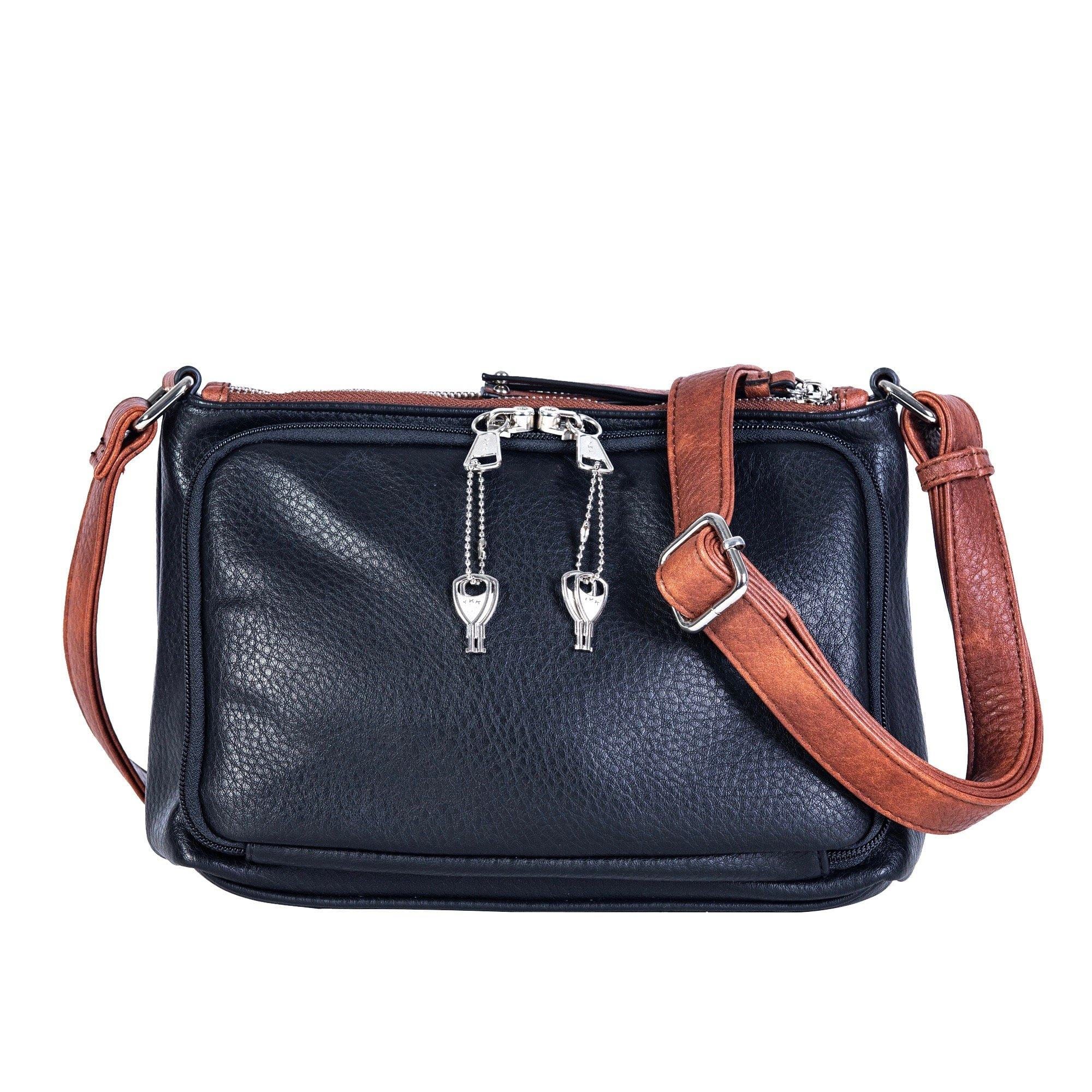 Concealed Carry Hailey Crossbody -  Lady Conceal -  soft leather shoulder bags for women's -  crossbody bags for everyday use -  most popular crossbody bag -  crossbody bags for guns -  crossbody handgun bag -  Unique Hide Purse -  Conceal Carry Western Purse -  Stylish Carry Evelyn Leather Bag -  Bag for Conceal Carrying Women - -  Gun Bag for Women