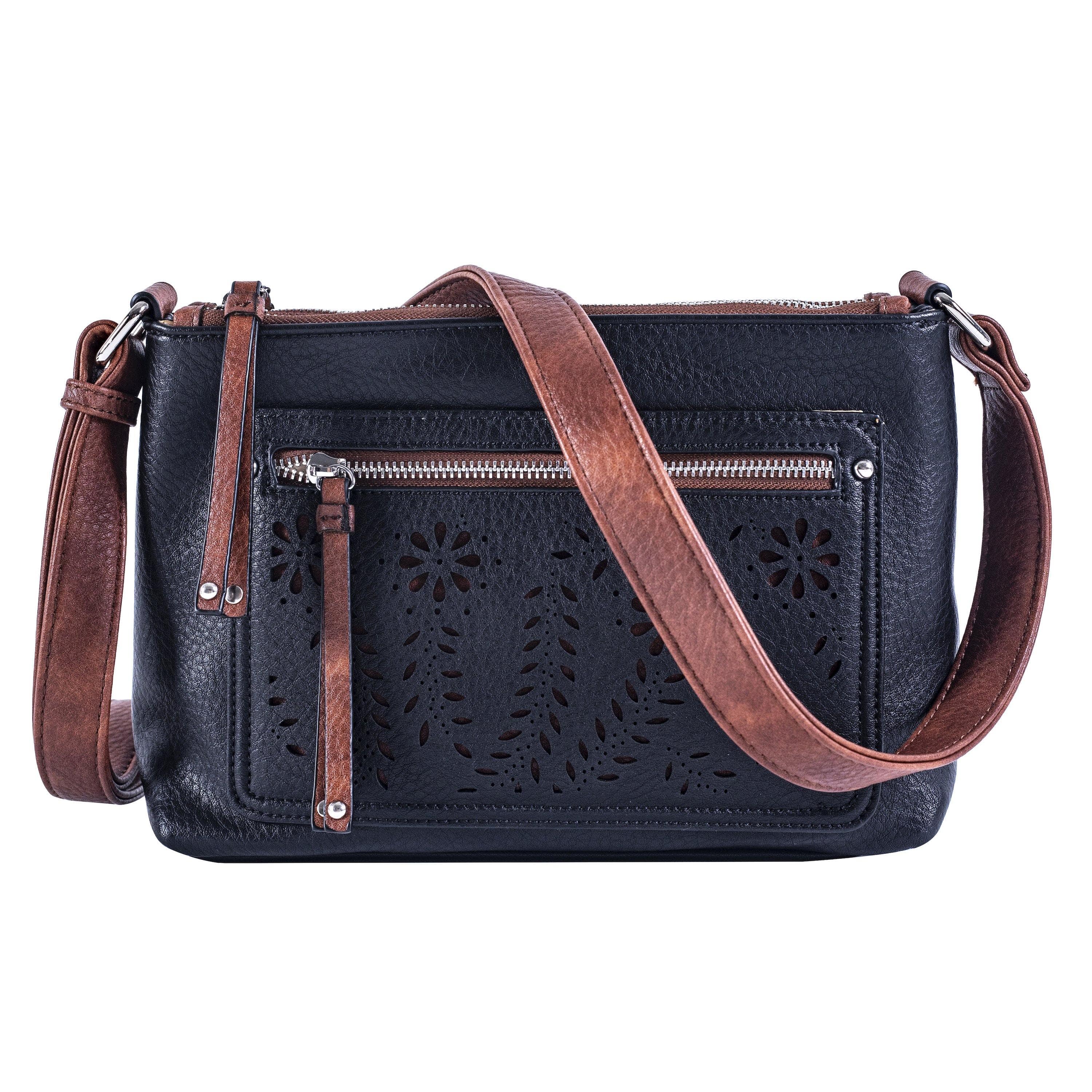 Concealed Carry Hailey Crossbody -  Lady Conceal -  soft leather shoulder bags for women's -  crossbody bags for everyday use -  most popular crossbody bag -  crossbody bags for guns -  crossbody handgun bag -  Unique Hide Purse -  Conceal Carry Western Purse -  Stylish Carry Evelyn Leather Bag -  Bag for Conceal Carrying Women - -  Gun Bag for Women