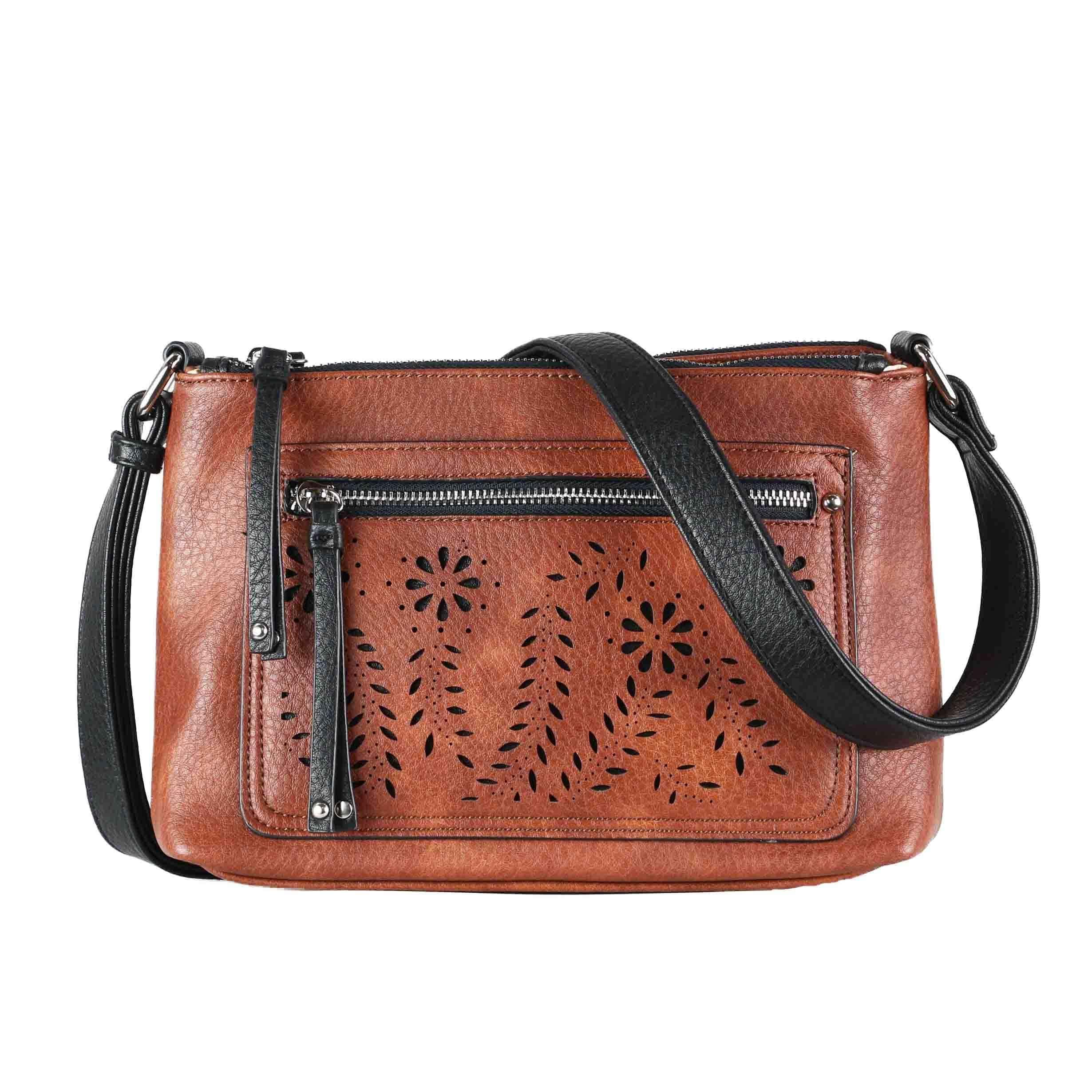 Concealed Carry Hailey Crossbody -  Lady Conceal -  soft leather shoulder bags for women's -  crossbody bags for everyday use -  most popular crossbody bag -  crossbody bags for guns -  crossbody handgun bag -  Unique Hide Purse -  Conceal Carry Western Purse -  Stylish Carry Evelyn Leather Bag -  Bag for Conceal Carrying Women - -  Gun Bag for Women