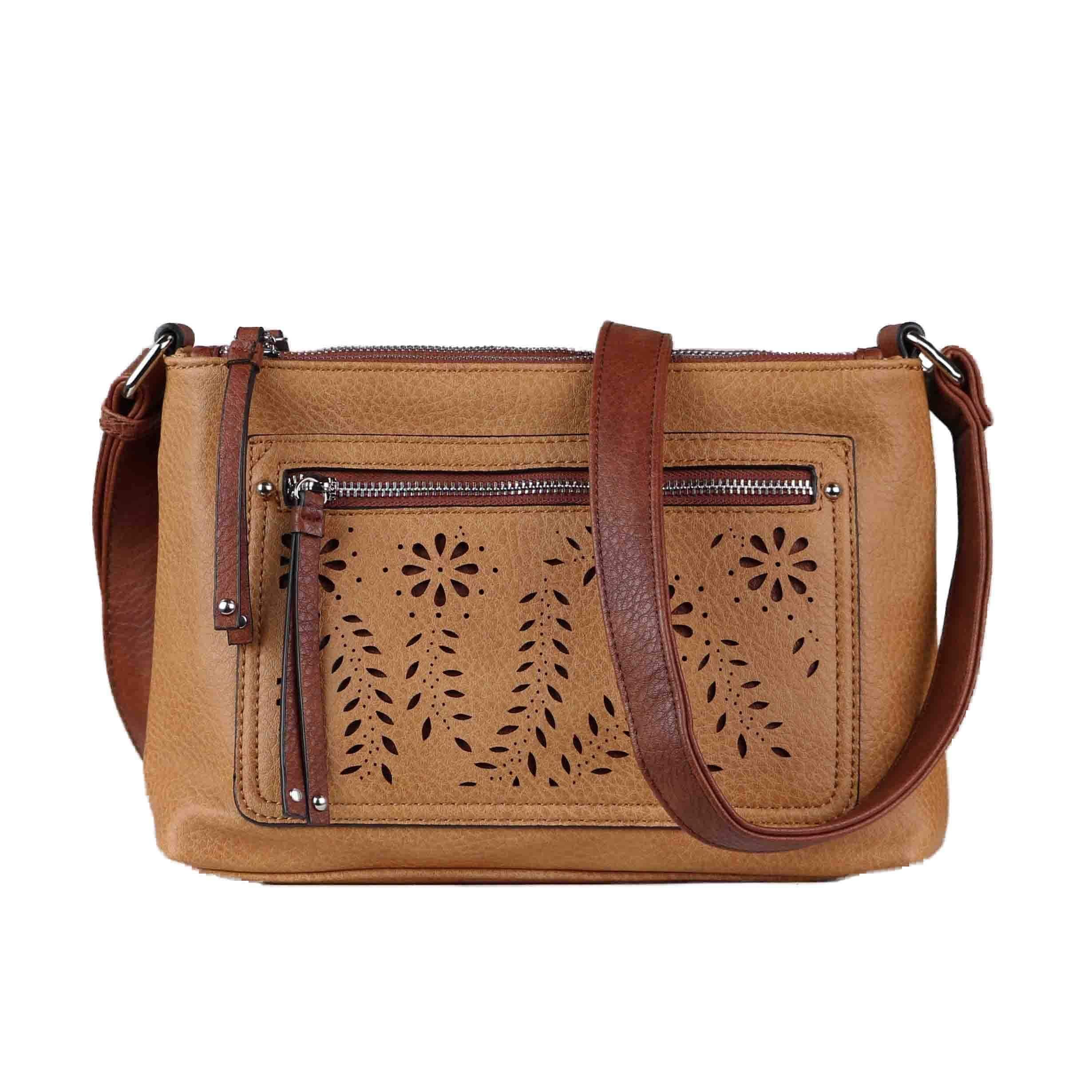 Concealed Carry Hailey Crossbody -  Lady Conceal -  soft leather shoulder bags for women's -  crossbody bags for everyday use -  most popular crossbody bag -  crossbody bags for guns -  crossbody handgun bag -  Unique Hide Purse -  Conceal Carry Western Purse -  Stylish Carry Evelyn Leather Bag -  Bag for Conceal Carrying Women - -  Gun Bag for Women