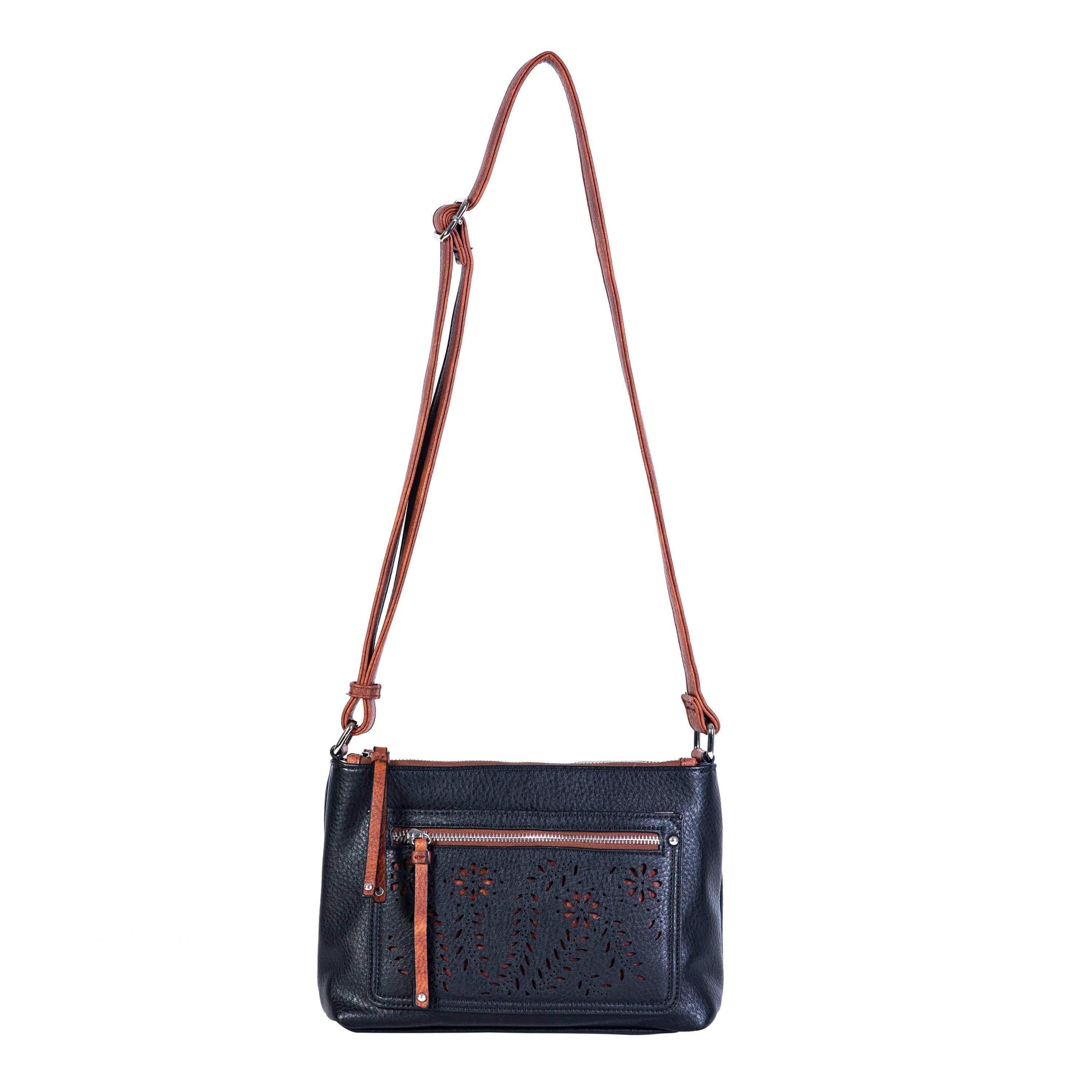 Concealed Carry Hailey Crossbody -  Lady Conceal -  soft leather shoulder bags for women's -  crossbody bags for everyday use -  most popular crossbody bag -  crossbody bags for guns -  crossbody handgun bag -  Unique Hide Purse -  Conceal Carry Western Purse -  Stylish Carry Evelyn Leather Bag -  Bag for Conceal Carrying Women - -  Gun Bag for Women