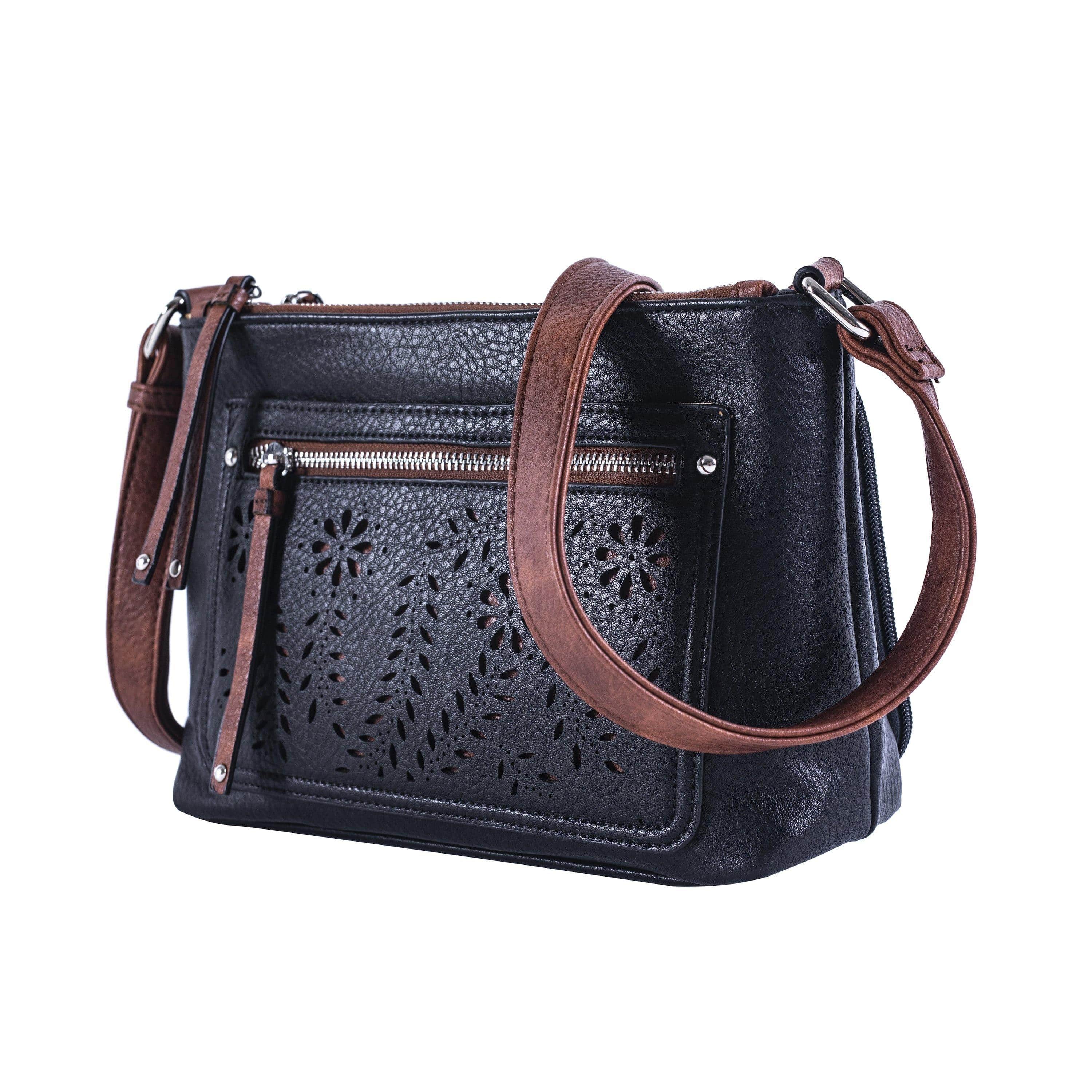 Concealed Carry Hailey Crossbody -  Lady Conceal -  soft leather shoulder bags for women's -  crossbody bags for everyday use -  most popular crossbody bag -  crossbody bags for guns -  crossbody handgun bag -  Unique Hide Purse -  Conceal Carry Western Purse -  Stylish Carry Evelyn Leather Bag -  Bag for Conceal Carrying Women - -  Gun Bag for Women