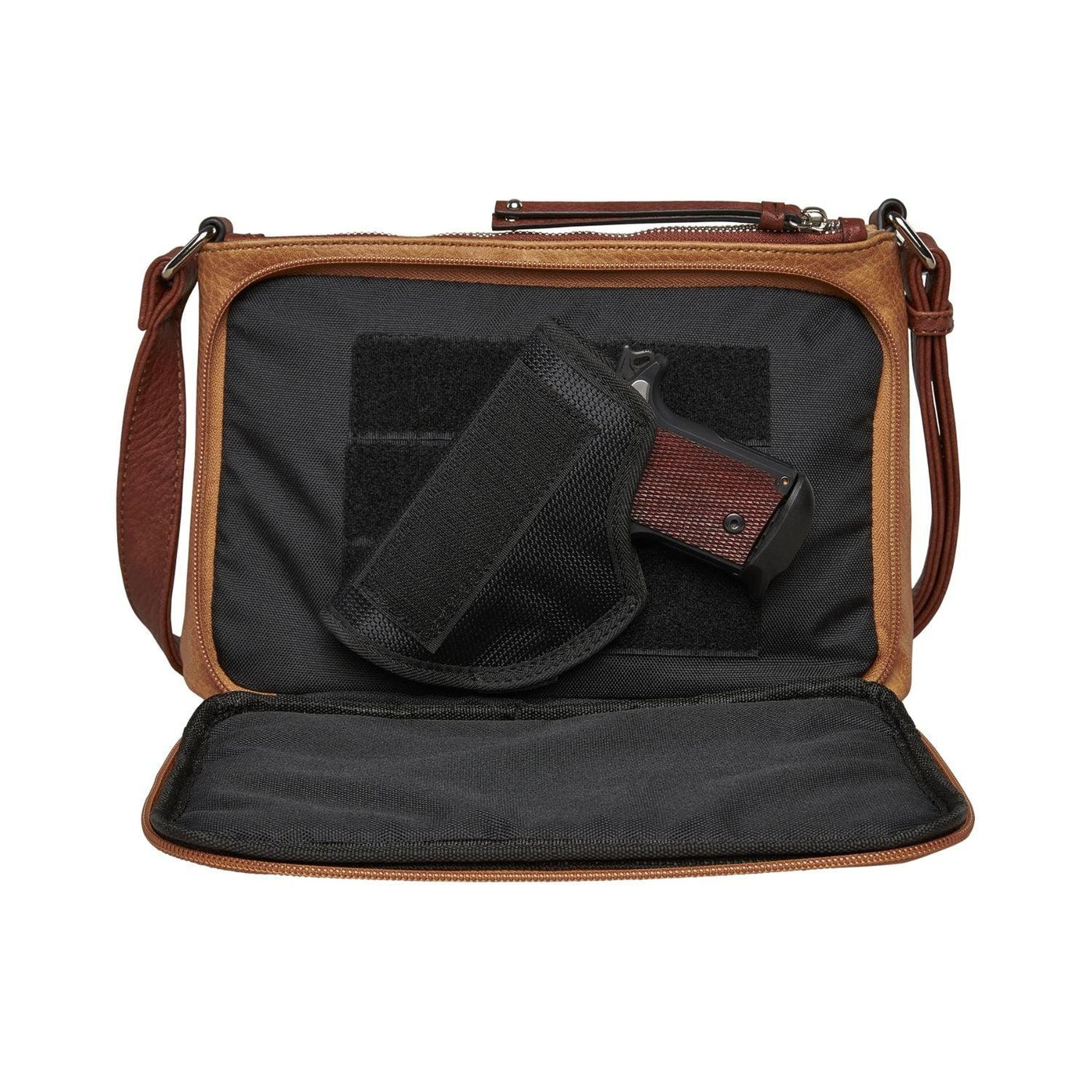 Concealed Carry Hailey Crossbody -  Lady Conceal -  soft leather shoulder bags for women's -  crossbody bags for everyday use -  most popular crossbody bag -  crossbody bags for guns -  crossbody handgun bag -  Unique Hide Purse -  Conceal Carry Western Purse -  Stylish Carry Evelyn Leather Bag -  Bag for Conceal Carrying Women - -  Gun Bag for Women