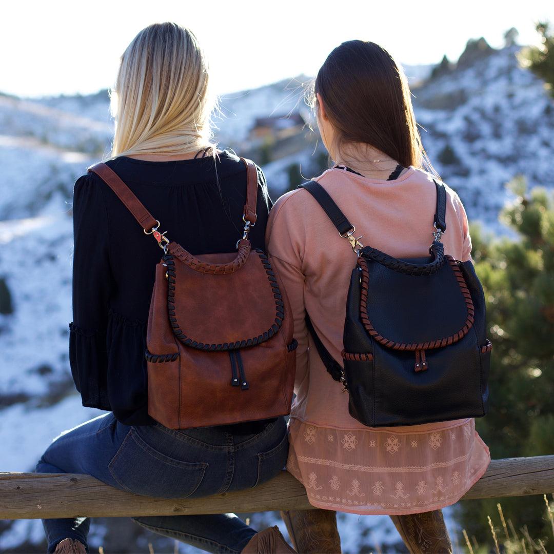 Concealed Carry Madelyn Backpack -  Lady Conceal Bags -  Lady Conceal -  Backpack with Universal Holster -  Locking YKK -  Backpack for Conceal Carry -  best gun carry backpack -  Pistol and Firearm Bag -  Western Hide Backpack -  Boho Stylish Backpack for Women -  Universal Holster Bag -  Women's Concealed Carry Bagpack -  premium leather backpack 