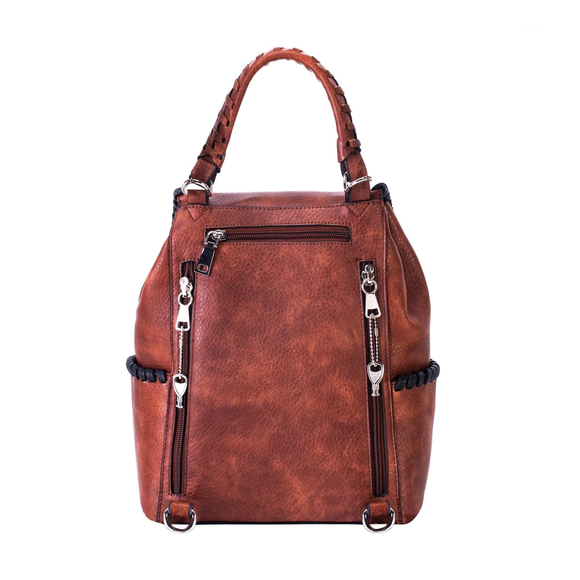 Concealed Carry Madelyn Backpack -  Lady Conceal Bags -  Lady Conceal -  Backpack with Universal Holster -  Locking YKK -  Backpack for Conceal Carry -  best gun carry backpack -  Pistol and Firearm Bag -  Western Hide Backpack -  Boho Stylish Backpack for Women -  Universal Holster Bag -  Women's Concealed Carry Bagpack -  premium leather backpack 