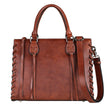 Concealed Carry Emma Leather Satchel -  Designer Concealed Carry Purse -  YKK Locking Purse with Universal Holster -  Leather Bag For Gun Owners - Easy Conceal Carry -  CCW Purse for Women - Conceal and Carry purse for Handgun - Designer Luxury Conceal Carry Handbag -  Handbag Gun and Pistol Bag - Handbag for concealed gun - Hidden Gun Bag