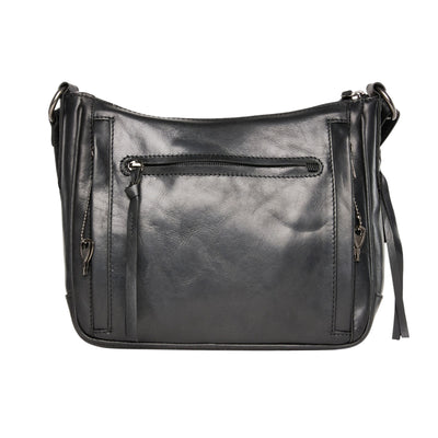 Concealed Carry Callie Leather Crossbody -  Purse for glock -  Lady Conceal -  Concealed Carry Purse -   conceal and cary purse for women -   Locking Conceal and Carry Purse with Universal Holster for Handguns -  Unique Hide Crossbody Gun and Pistol Bag -  crossbody bag for concealed gun carry -  Unique BLACK Callie Brynn Arched Crossbody gun bag - 	 concealed carry crossbody Callie gun purse -  concealed carry crossbody Callie  leather gun purse with locking zipper -  concealed carry purse for woman